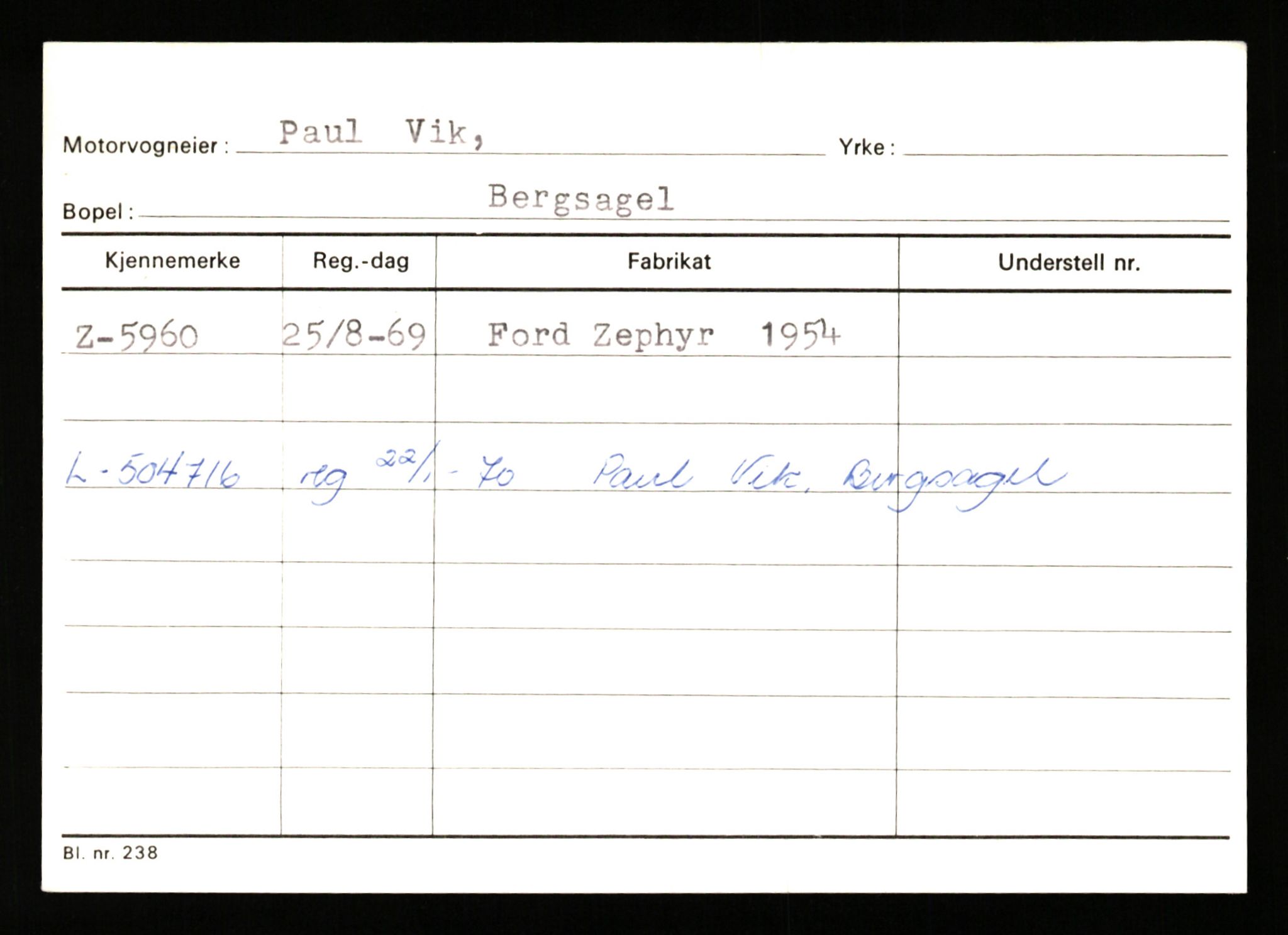 Stavanger trafikkstasjon, AV/SAST-A-101942/0/G/L0002: Registreringsnummer: 5791 - 10405, 1930-1971, p. 93