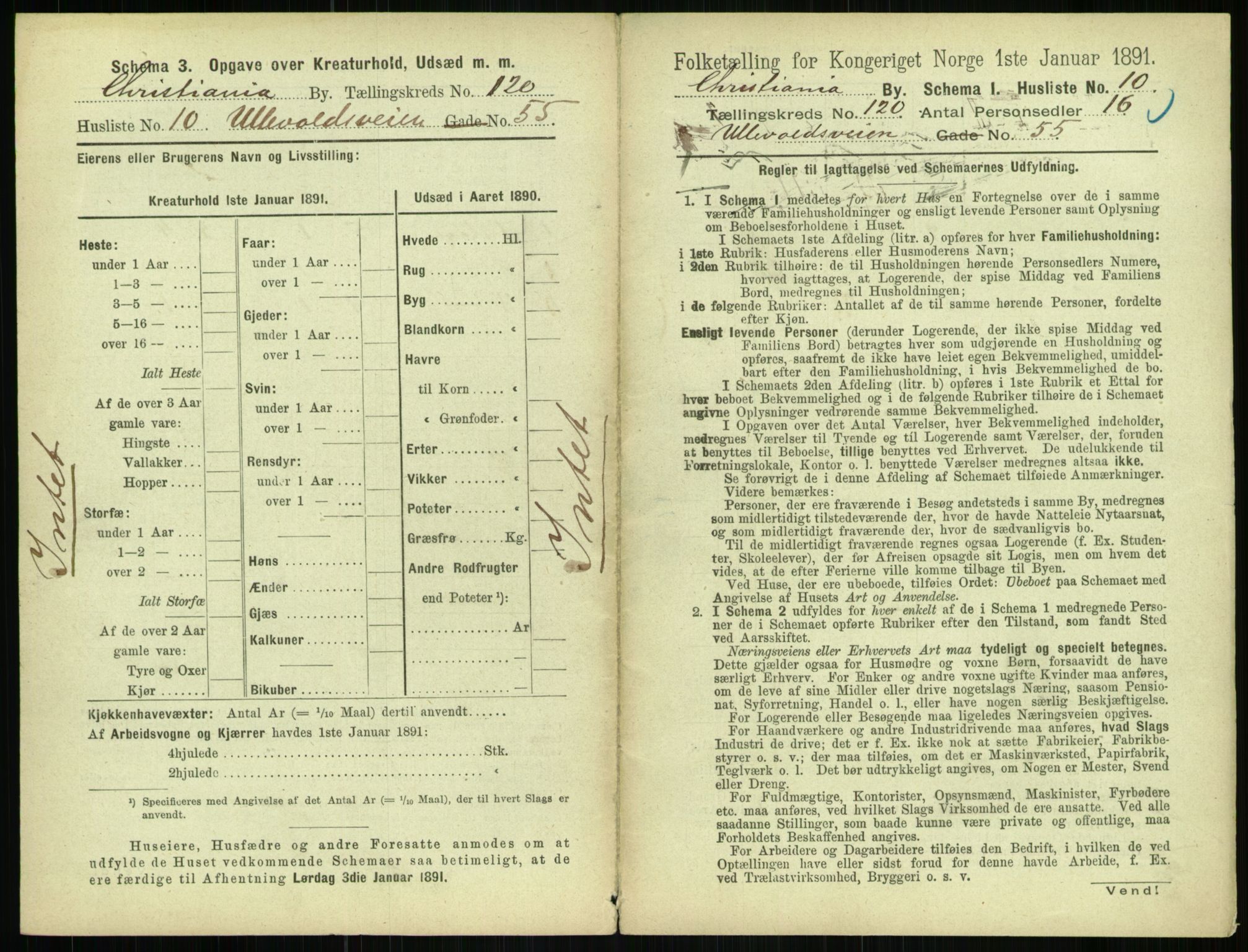 RA, 1891 census for 0301 Kristiania, 1891, p. 63991