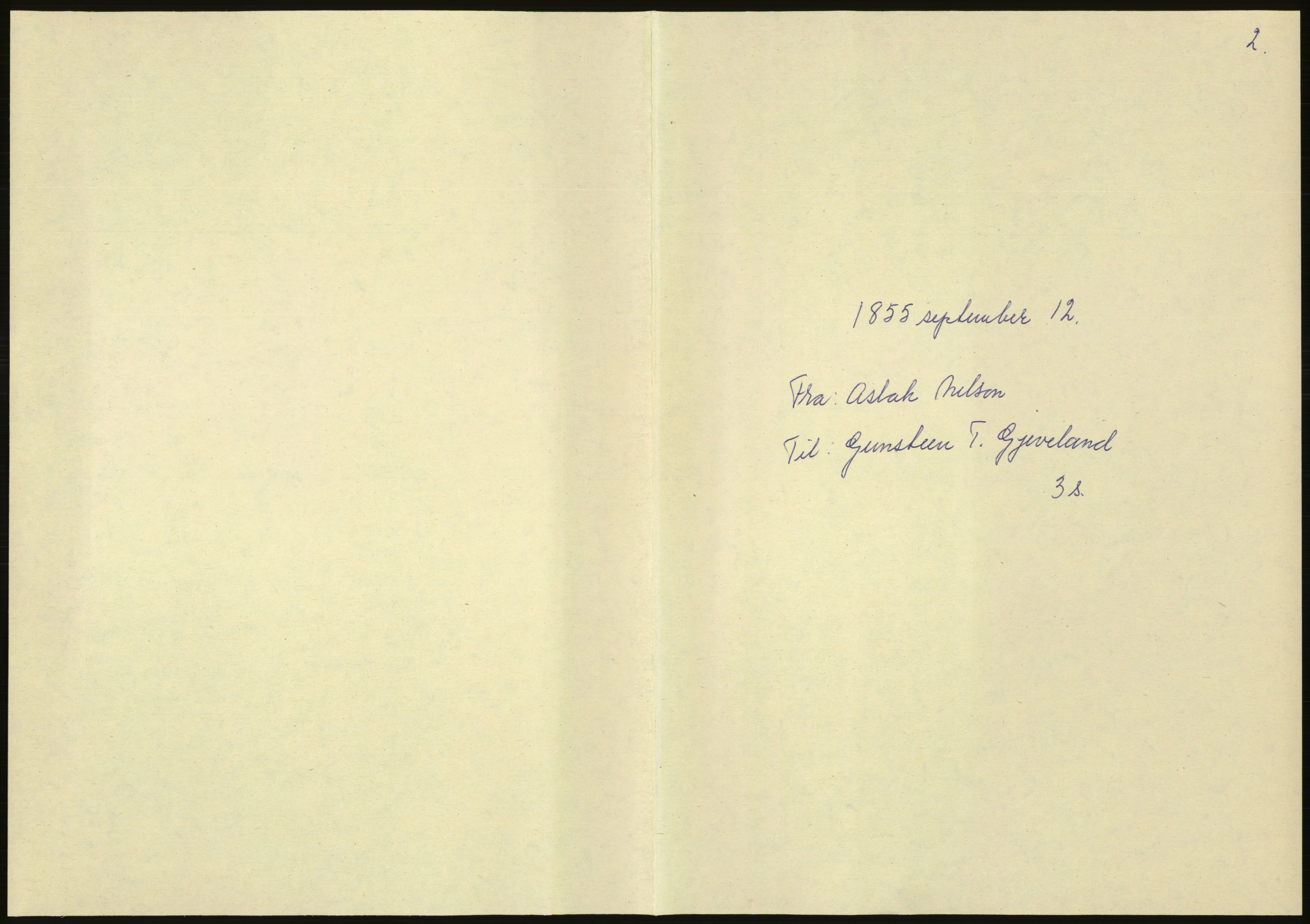 Samlinger til kildeutgivelse, Amerikabrevene, AV/RA-EA-4057/F/L0026: Innlån fra Aust-Agder: Aust-Agder-Arkivet - Erickson, 1838-1914, p. 871