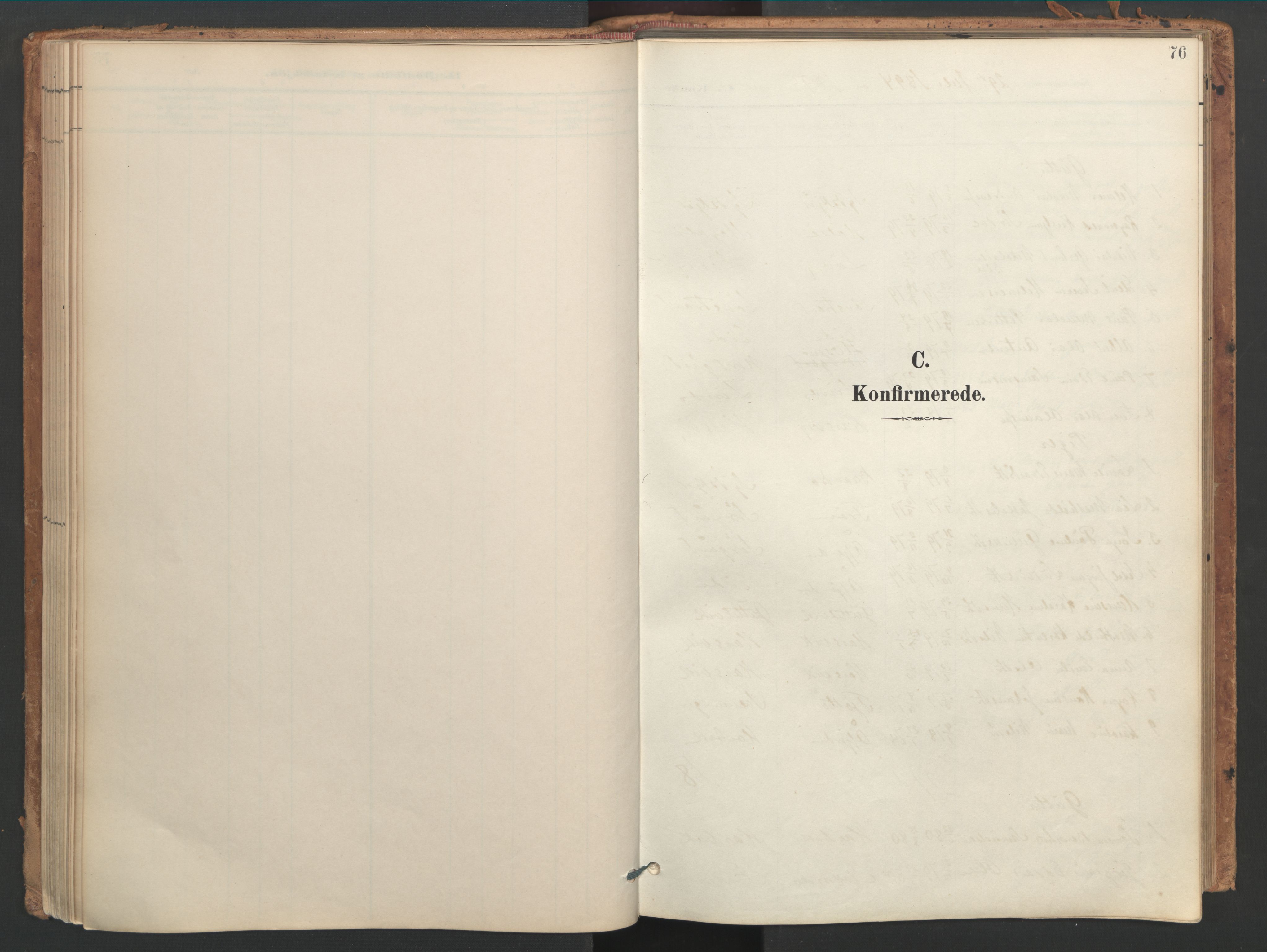 Ministerialprotokoller, klokkerbøker og fødselsregistre - Sør-Trøndelag, SAT/A-1456/656/L0693: Parish register (official) no. 656A02, 1894-1913, p. 76