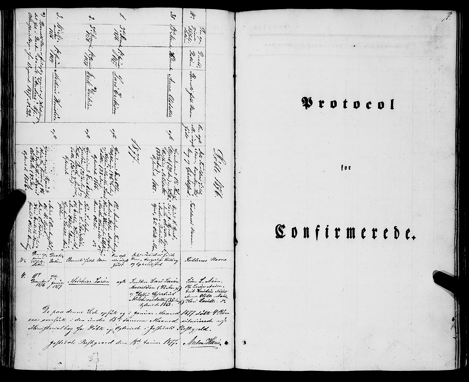 Jostedal sokneprestembete, AV/SAB-A-80601/H/Haa/Haaa/L0005: Parish register (official) no. A 5, 1849-1877, p. 76