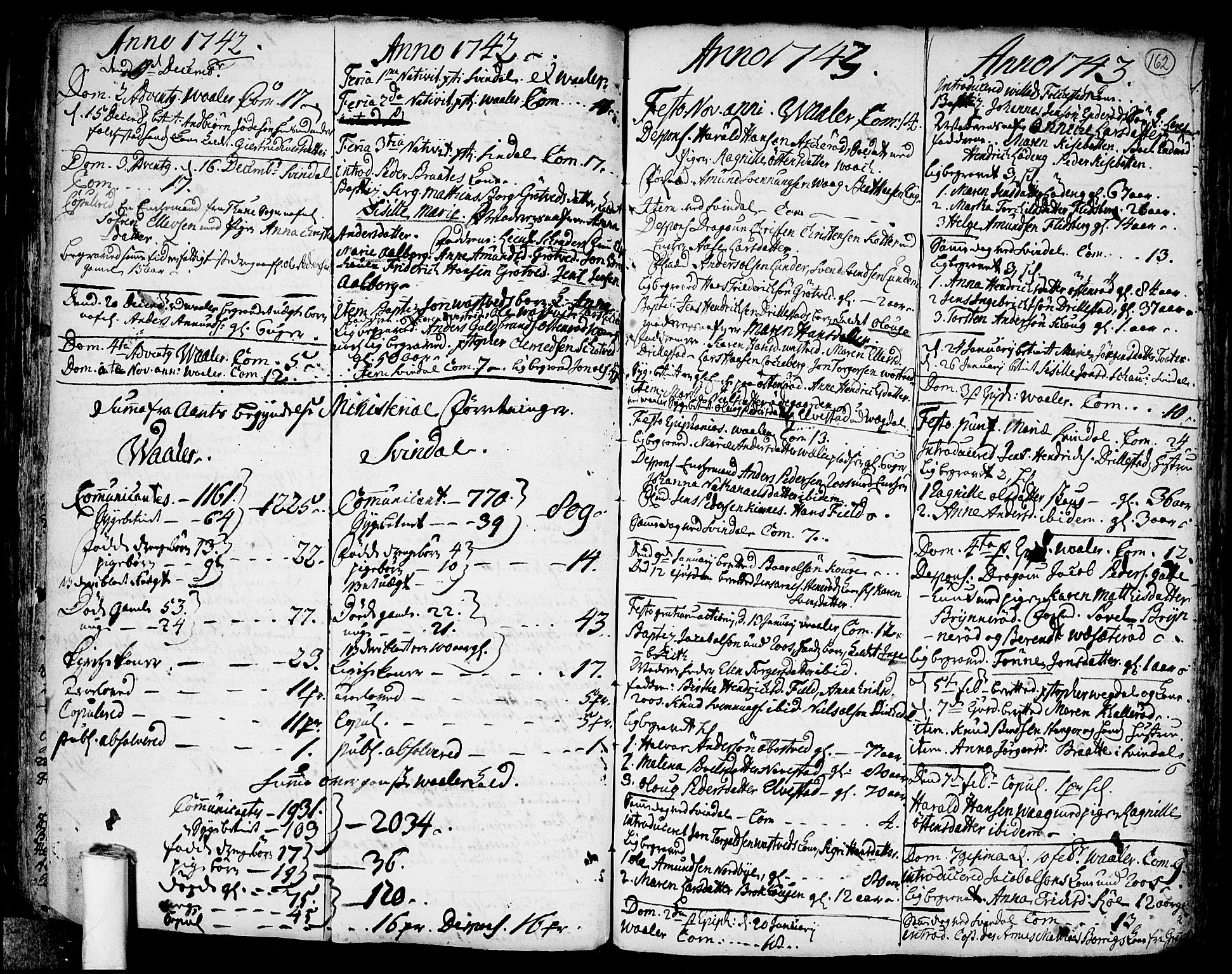 Våler prestekontor Kirkebøker, AV/SAO-A-11083/F/Fa/L0003: Parish register (official) no. I 3, 1730-1770, p. 162