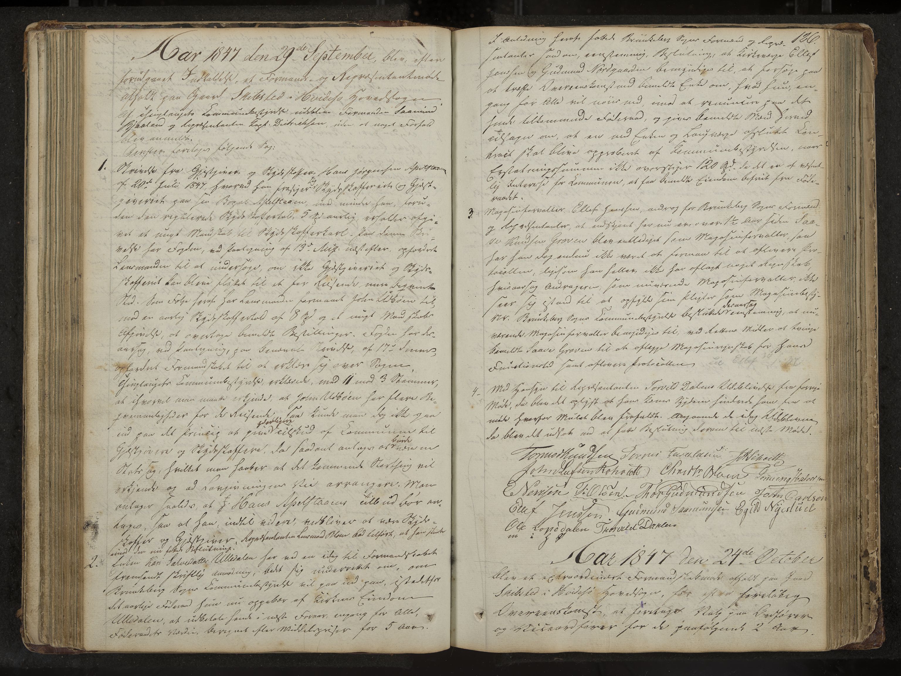 Kviteseid formannskap og sentraladministrasjon, IKAK/0829021/A/Aa/L0001: Møtebok med register, 1837-1866, p. 126