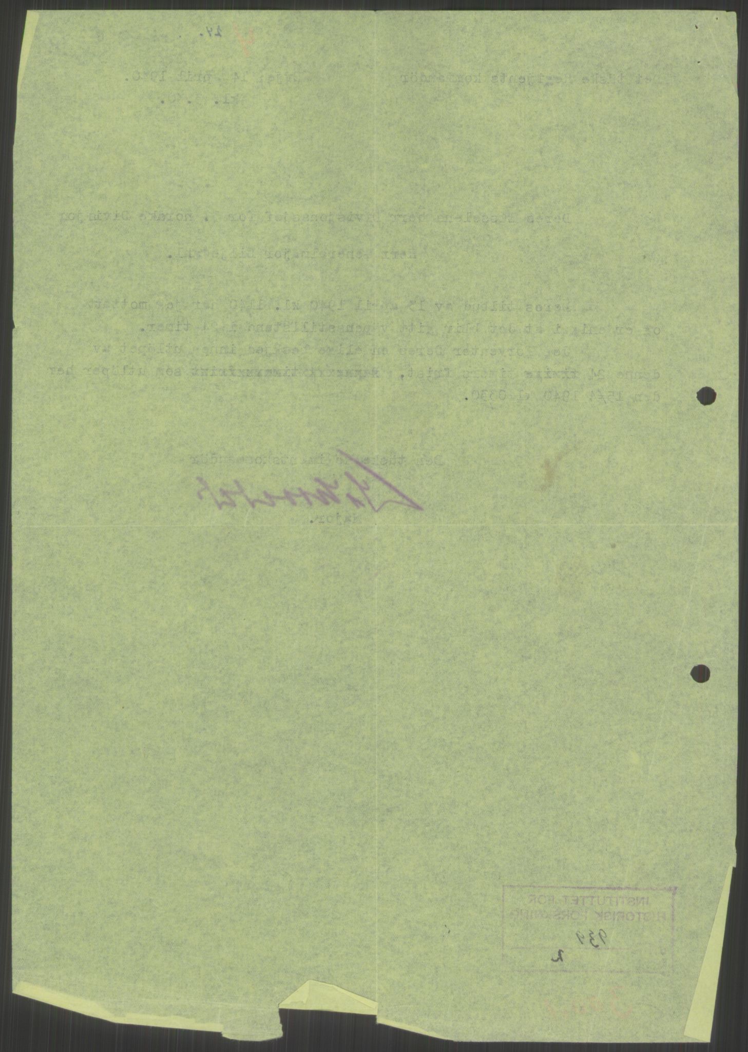 Forsvaret, Forsvarets krigshistoriske avdeling, AV/RA-RAFA-2017/Y/Yb/L0087: II-C-11-300  -  3. Divisjon., 1940, p. 54