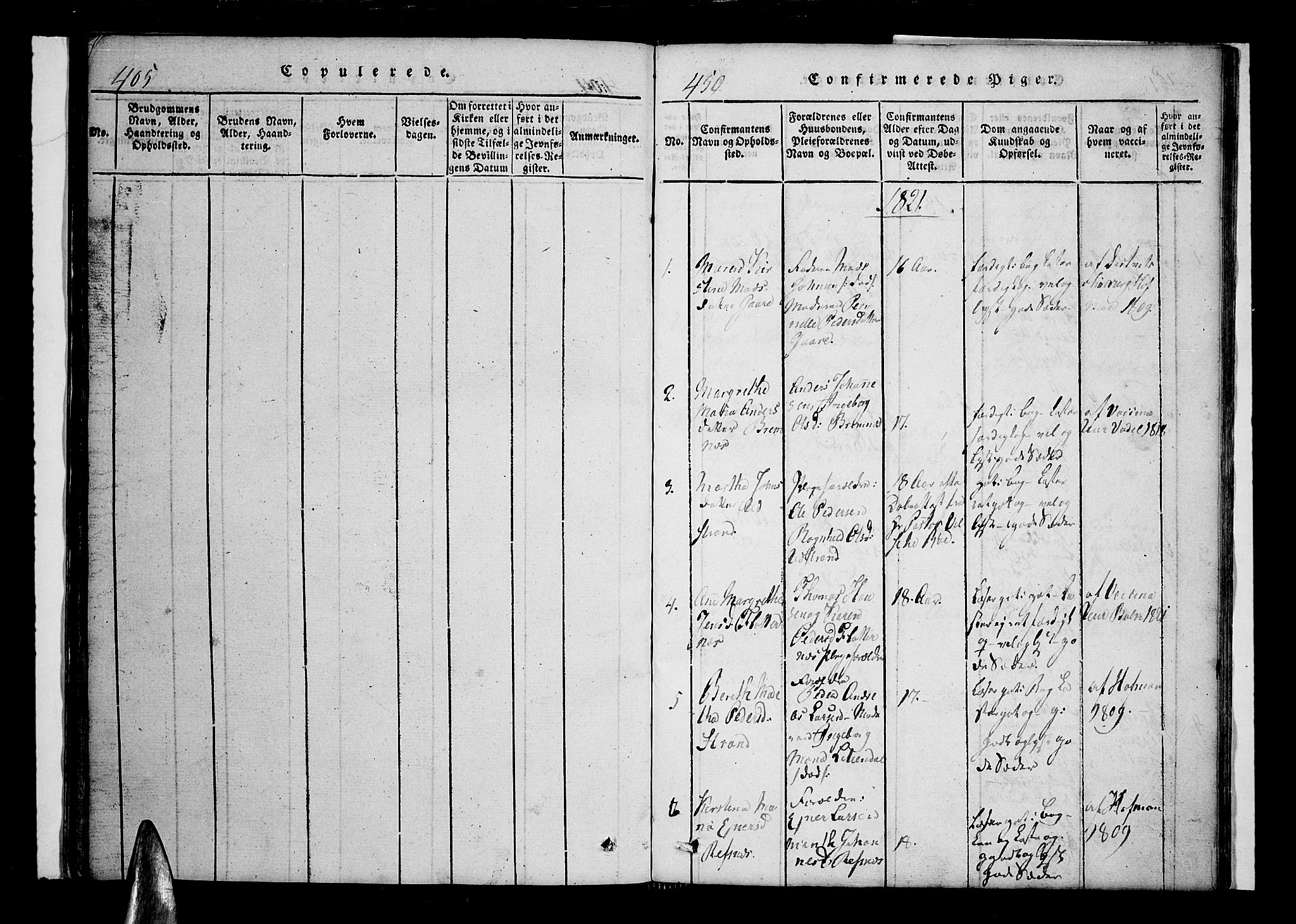 Kvæfjord sokneprestkontor, AV/SATØ-S-1323/G/Ga/Gaa/L0002kirke: Parish register (official) no. 2, 1821-1830, p. 450