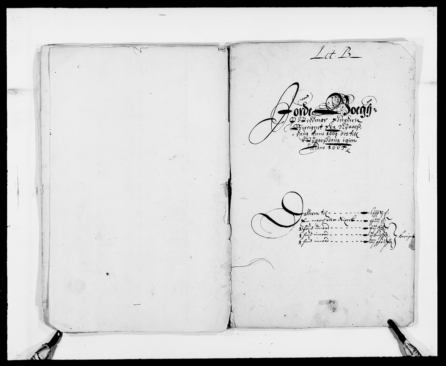 Rentekammeret inntil 1814, Reviderte regnskaper, Fogderegnskap, RA/EA-4092/R39/L2296: Fogderegnskap Nedenes, 1664-1666, p. 15