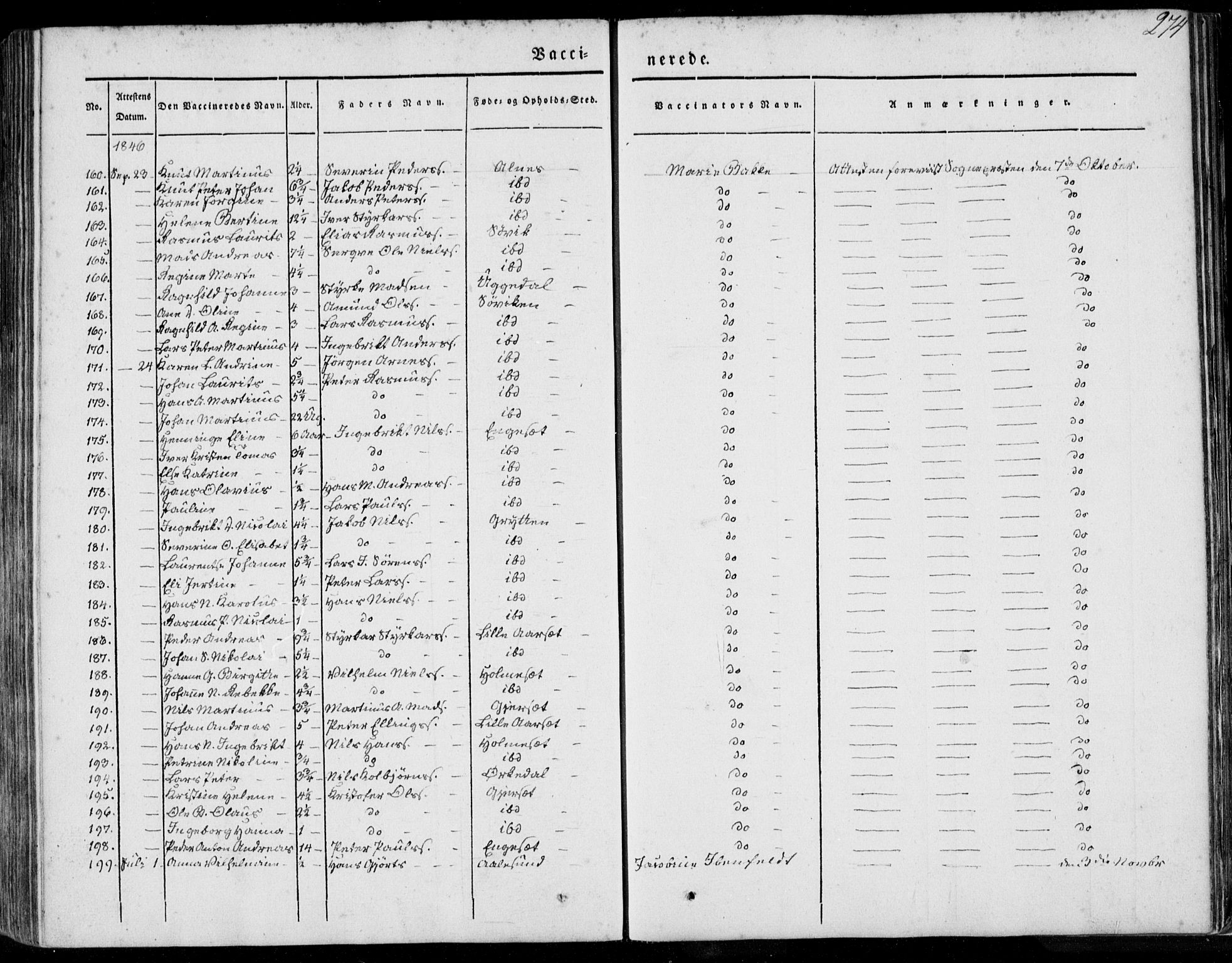 Ministerialprotokoller, klokkerbøker og fødselsregistre - Møre og Romsdal, AV/SAT-A-1454/528/L0396: Parish register (official) no. 528A07, 1839-1847, p. 274