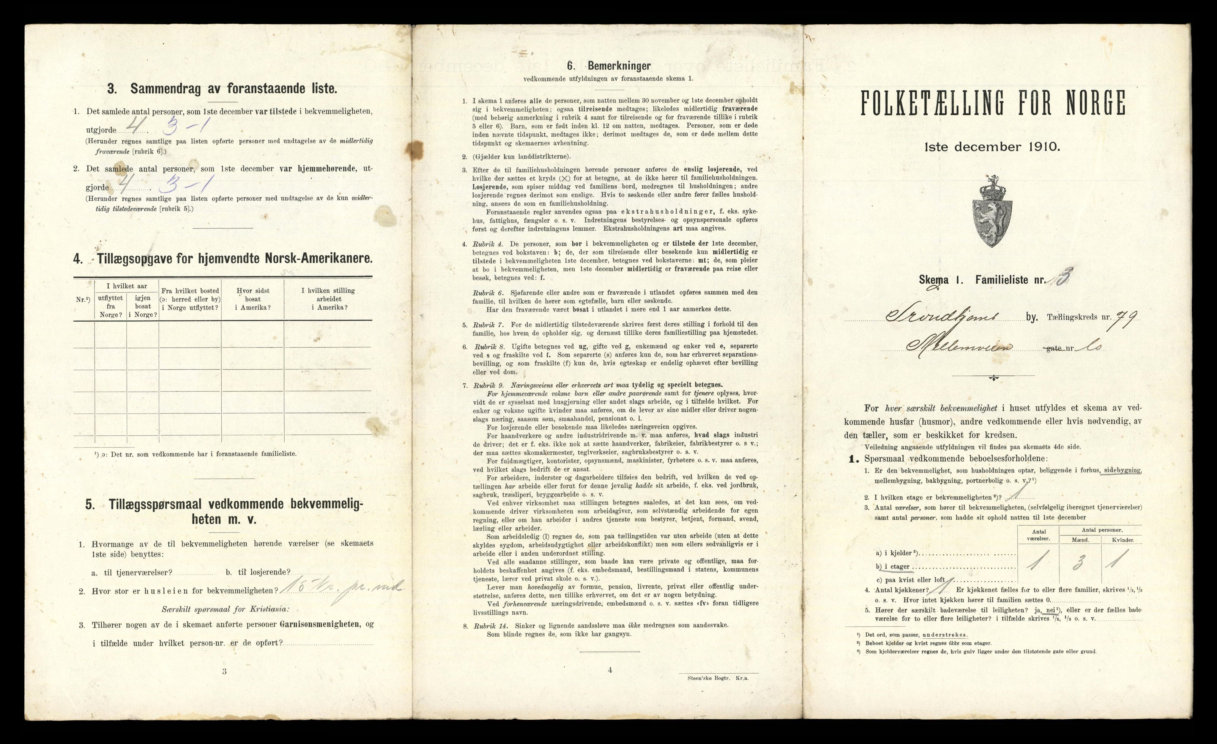 RA, 1910 census for Trondheim, 1910, p. 23891