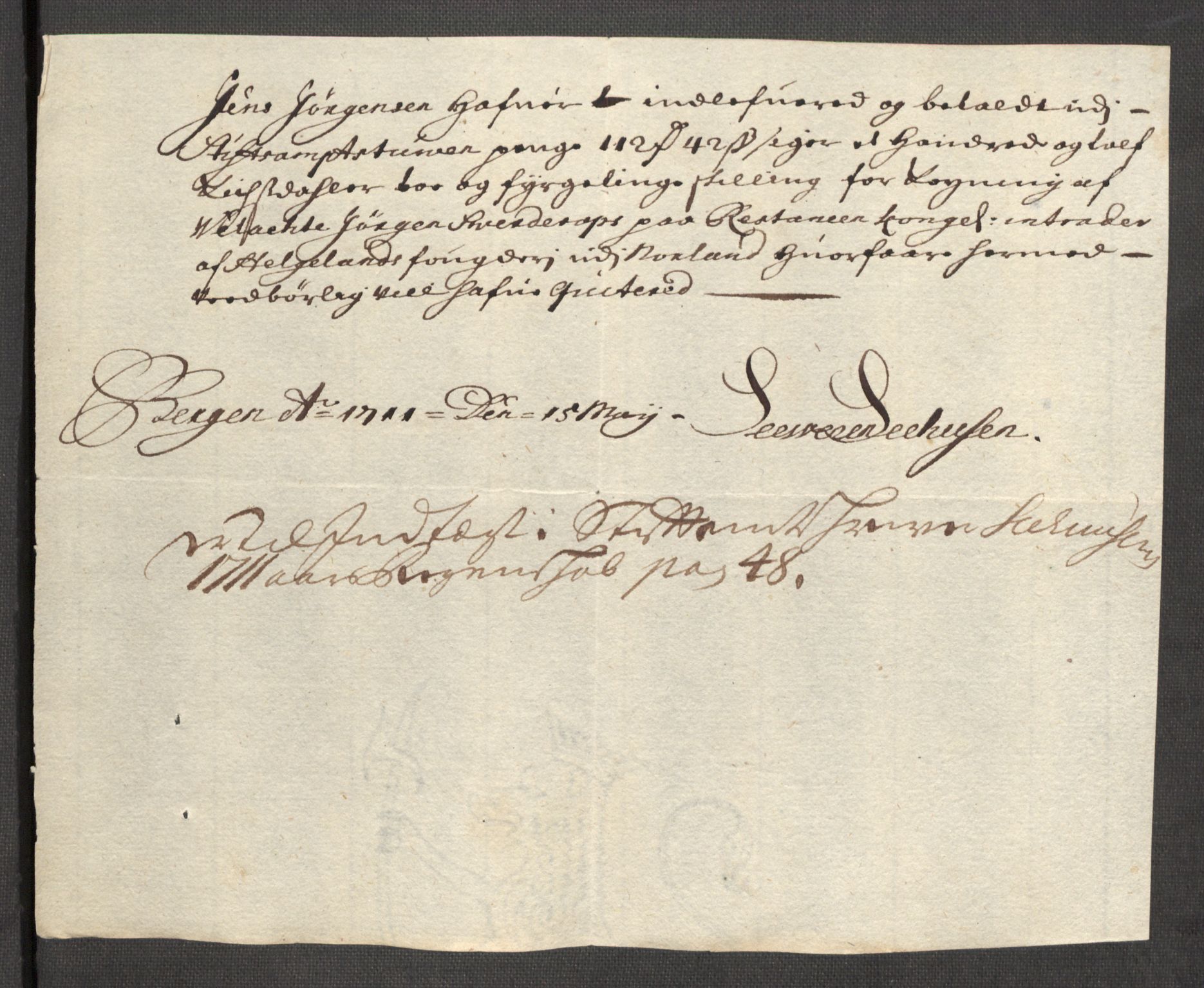 Rentekammeret inntil 1814, Reviderte regnskaper, Fogderegnskap, AV/RA-EA-4092/R65/L4511: Fogderegnskap Helgeland, 1710-1711, p. 224