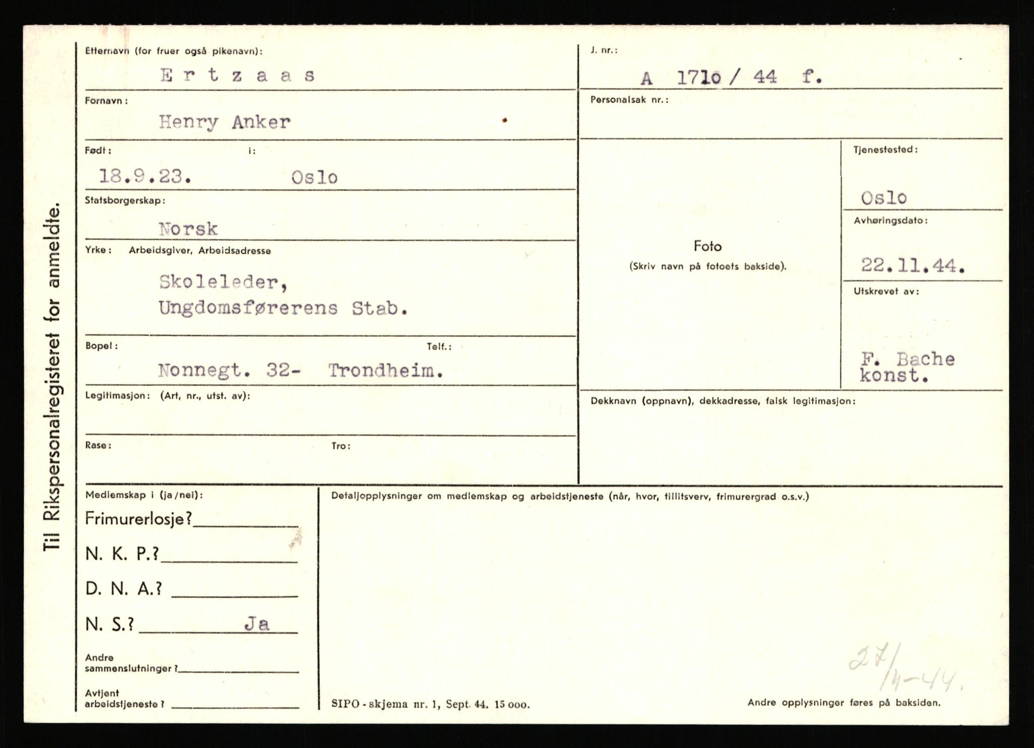 Statspolitiet - Hovedkontoret / Osloavdelingen, AV/RA-S-1329/C/Ca/L0004: Eid - funn av gjenstander	, 1943-1945, p. 2133