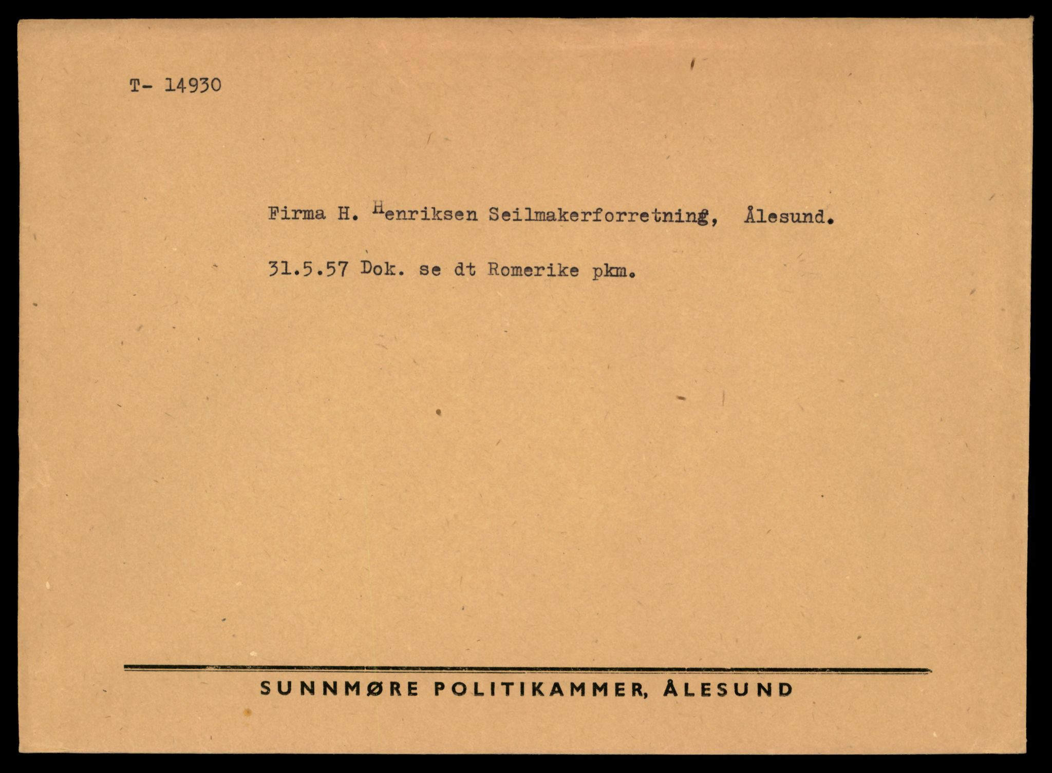 Møre og Romsdal vegkontor - Ålesund trafikkstasjon, AV/SAT-A-4099/F/Fe/L0049: Registreringskort for kjøretøy T 14864 - T 18613, 1927-1998, p. 1541