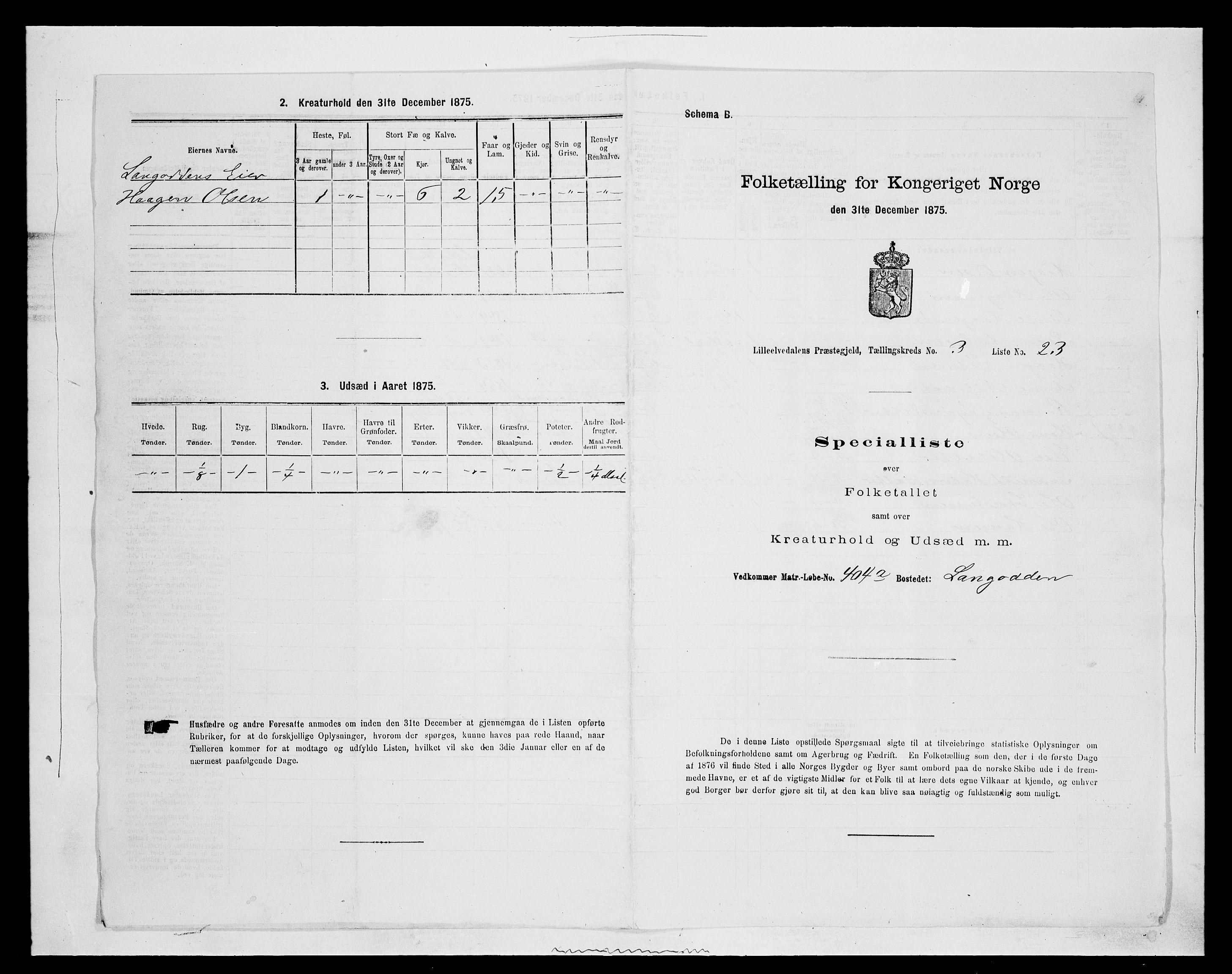 SAH, 1875 census for 0438P Lille Elvedalen, 1875, p. 355