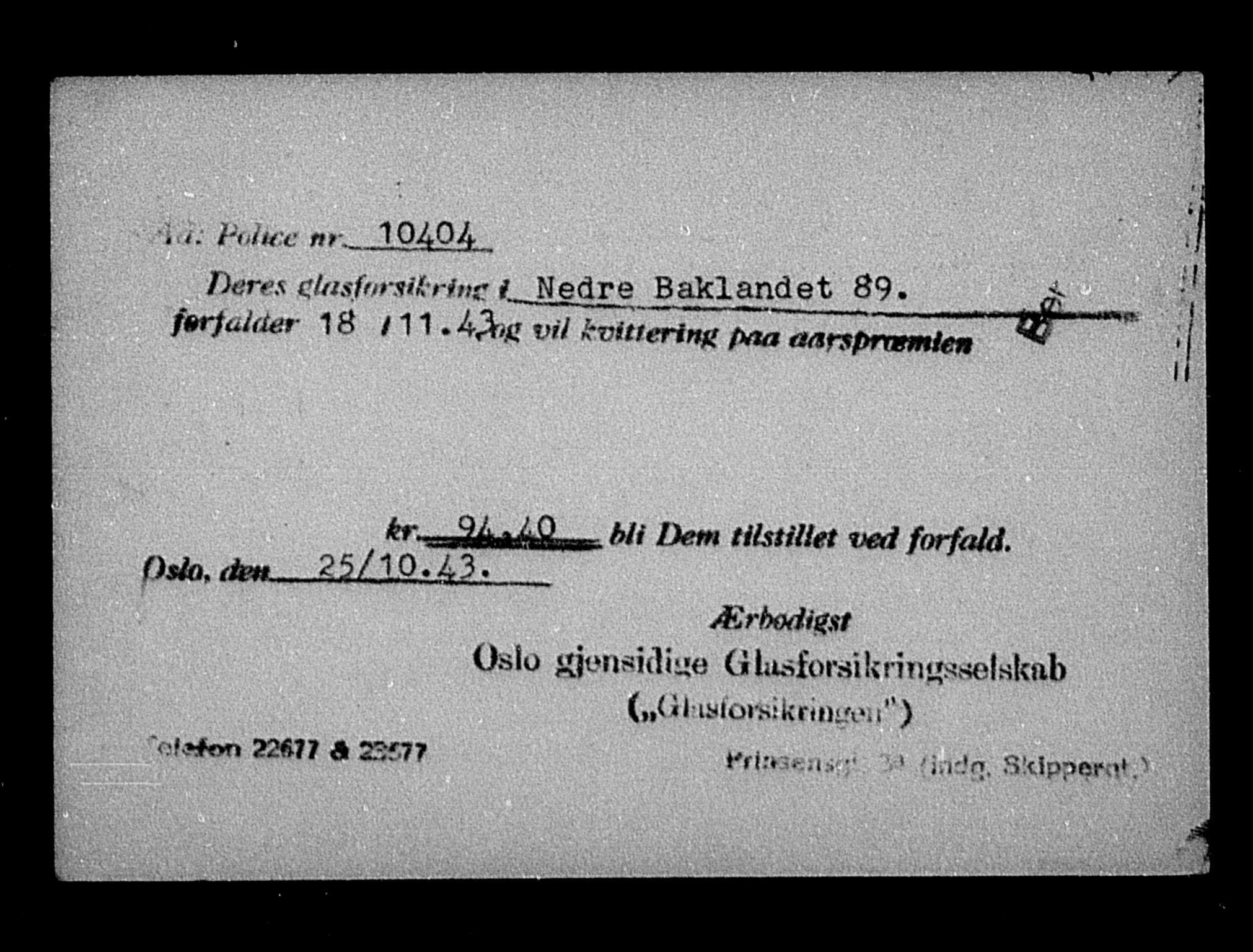 Justisdepartementet, Tilbakeføringskontoret for inndratte formuer, AV/RA-S-1564/H/Hc/Hca/L0906: --, 1945-1947, p. 246