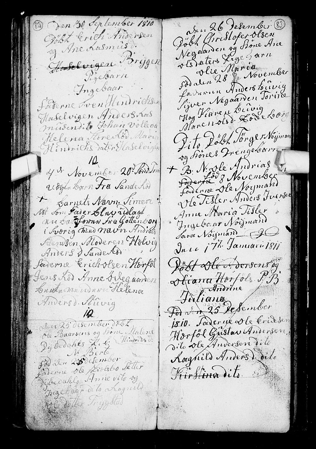 Hvaler prestekontor Kirkebøker, SAO/A-2001/F/Fa/L0002: Parish register (official) no. I 2, 1749-1816, p. 82-83