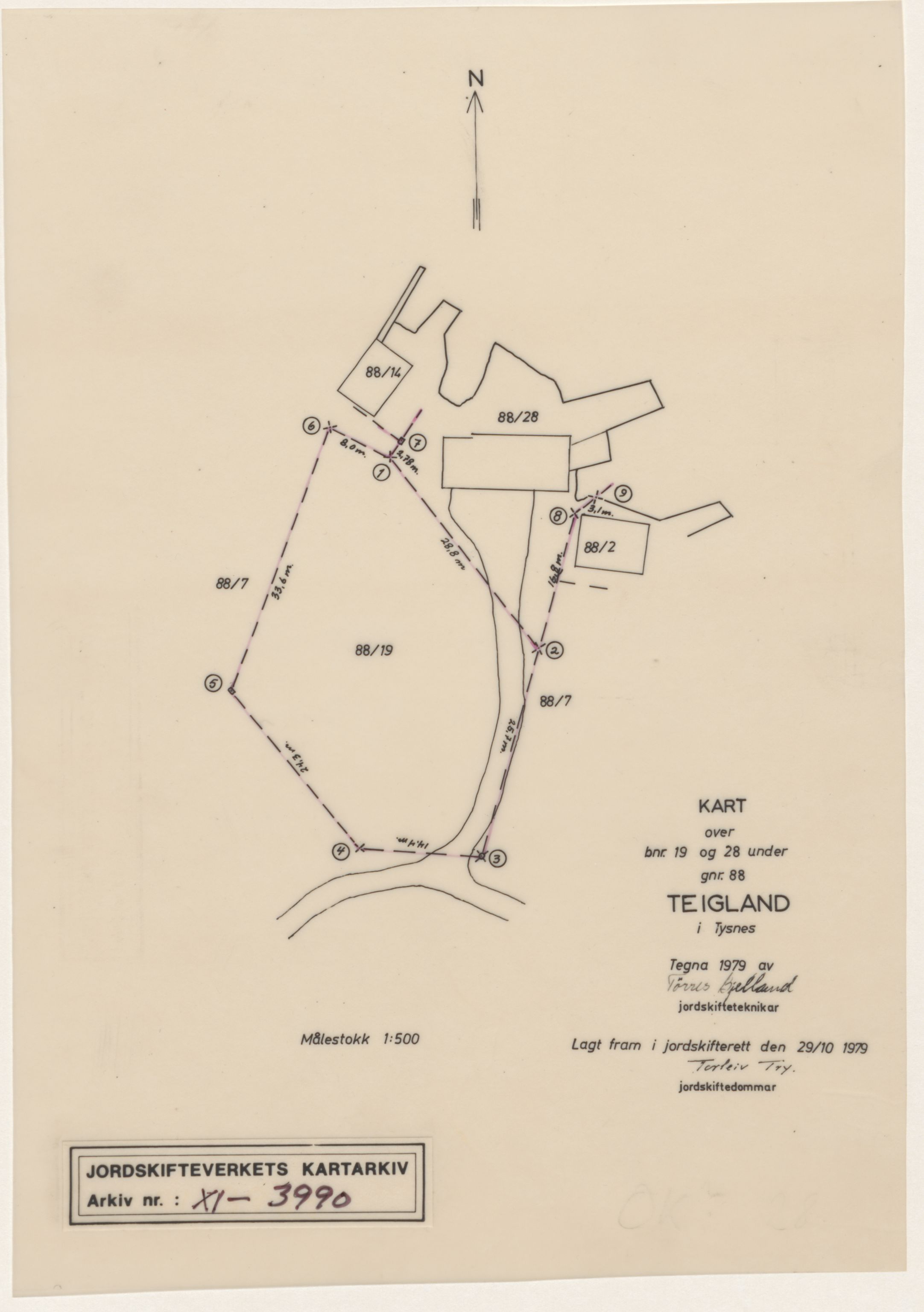 Jordskifteverkets kartarkiv, AV/RA-S-3929/T, 1859-1988, p. 4561