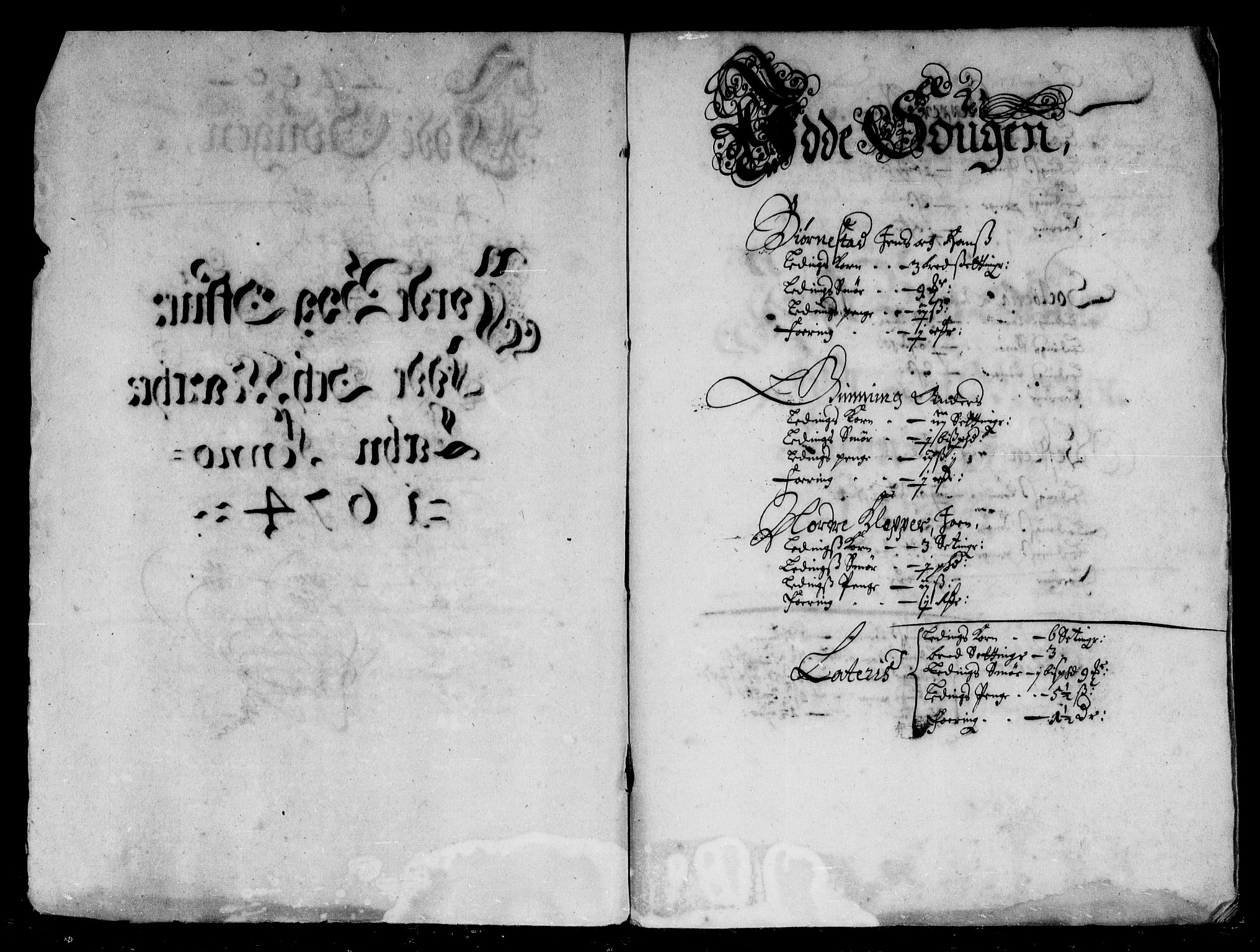 Rentekammeret inntil 1814, Reviderte regnskaper, Stiftamtstueregnskaper, Landkommissariatet på Akershus og Akershus stiftamt, AV/RA-EA-5869/R/Rb/L0098: Akershus stiftamt, 1674