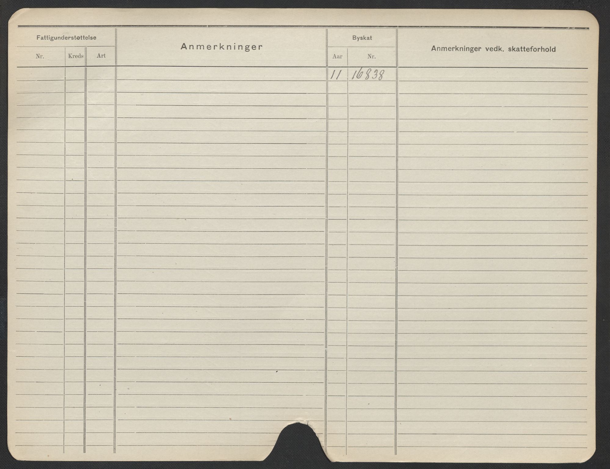 Oslo folkeregister, Registerkort, AV/SAO-A-11715/F/Fa/Fac/L0018: Kvinner, 1906-1914, p. 1147b