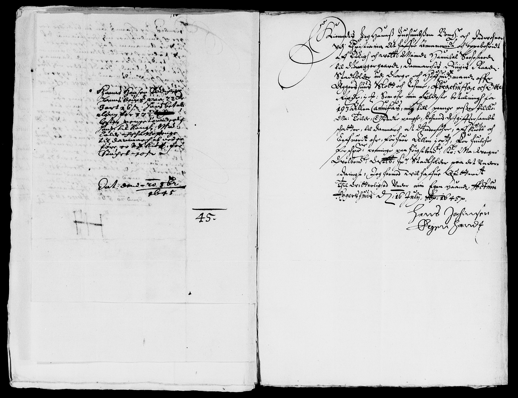 Rentekammeret inntil 1814, Reviderte regnskaper, Lensregnskaper, AV/RA-EA-5023/R/Rb/Rba/L0187: Akershus len, 1644-1647