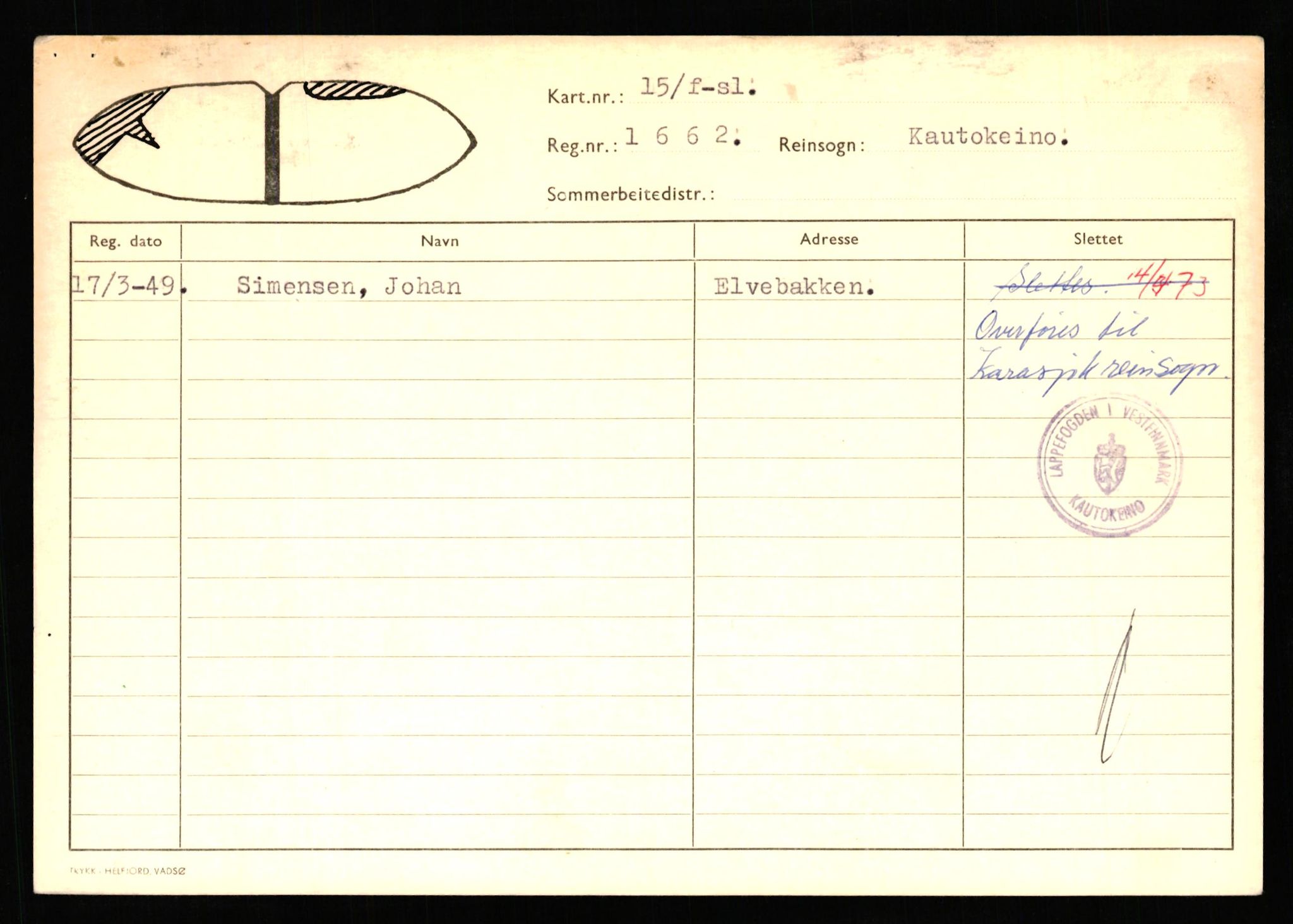 Lappefogden i Finnmark/Reindriftsforvaltningen Øst-Finnmark, AV/SATØ-S-1461/G/Ge/Gea/L0007: Slettede reinmerker: Karasjok, Kautokeino, Polmak og Varanger, 1934-1992, p. 524