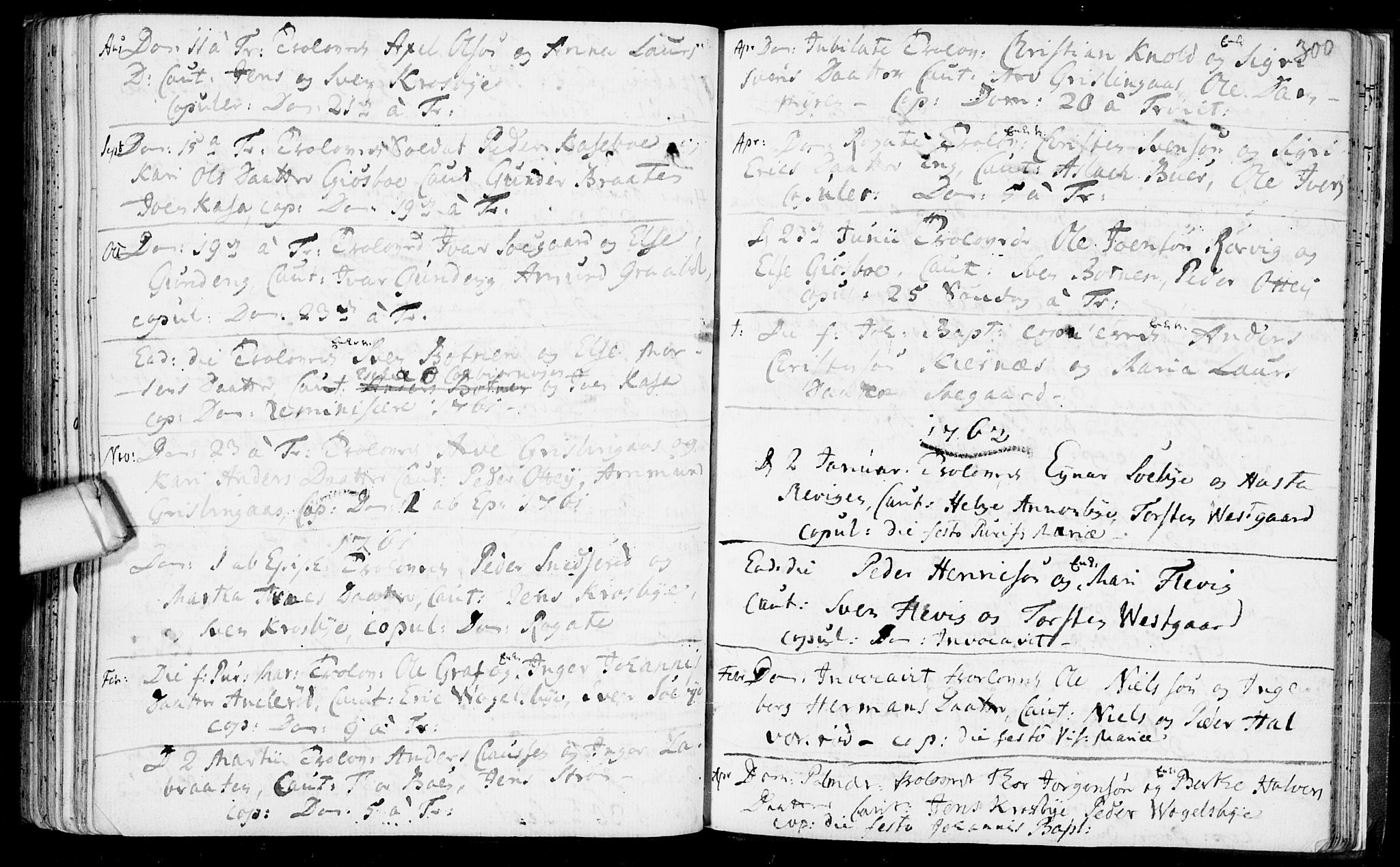 Aremark prestekontor Kirkebøker, SAO/A-10899/F/Fb/L0002: Parish register (official) no.  II 2, 1745-1795, p. 300