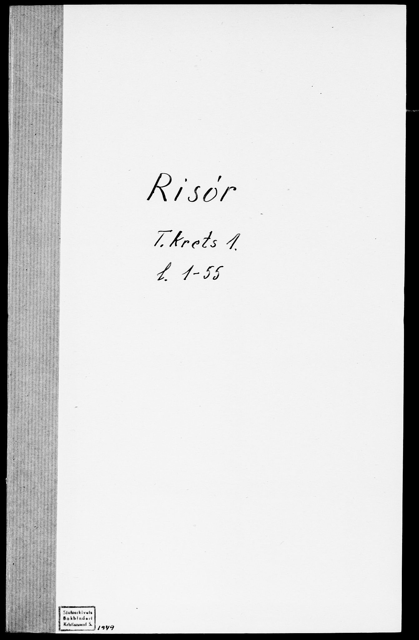 SAK, 1875 census for 0901B Risør/Risør, 1875, p. 9