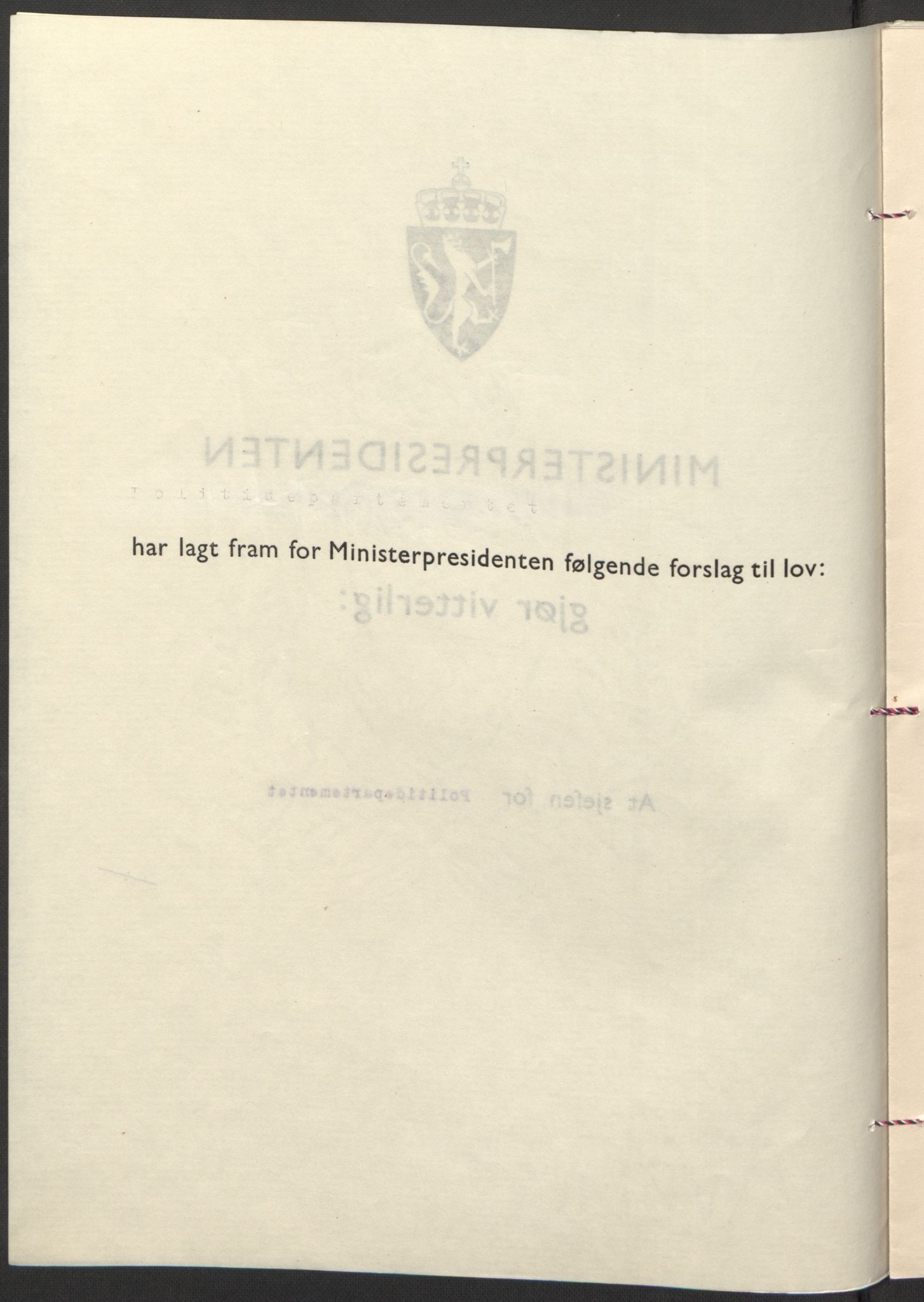 NS-administrasjonen 1940-1945 (Statsrådsekretariatet, de kommisariske statsråder mm), AV/RA-S-4279/D/Db/L0098: Lover II, 1942, p. 82