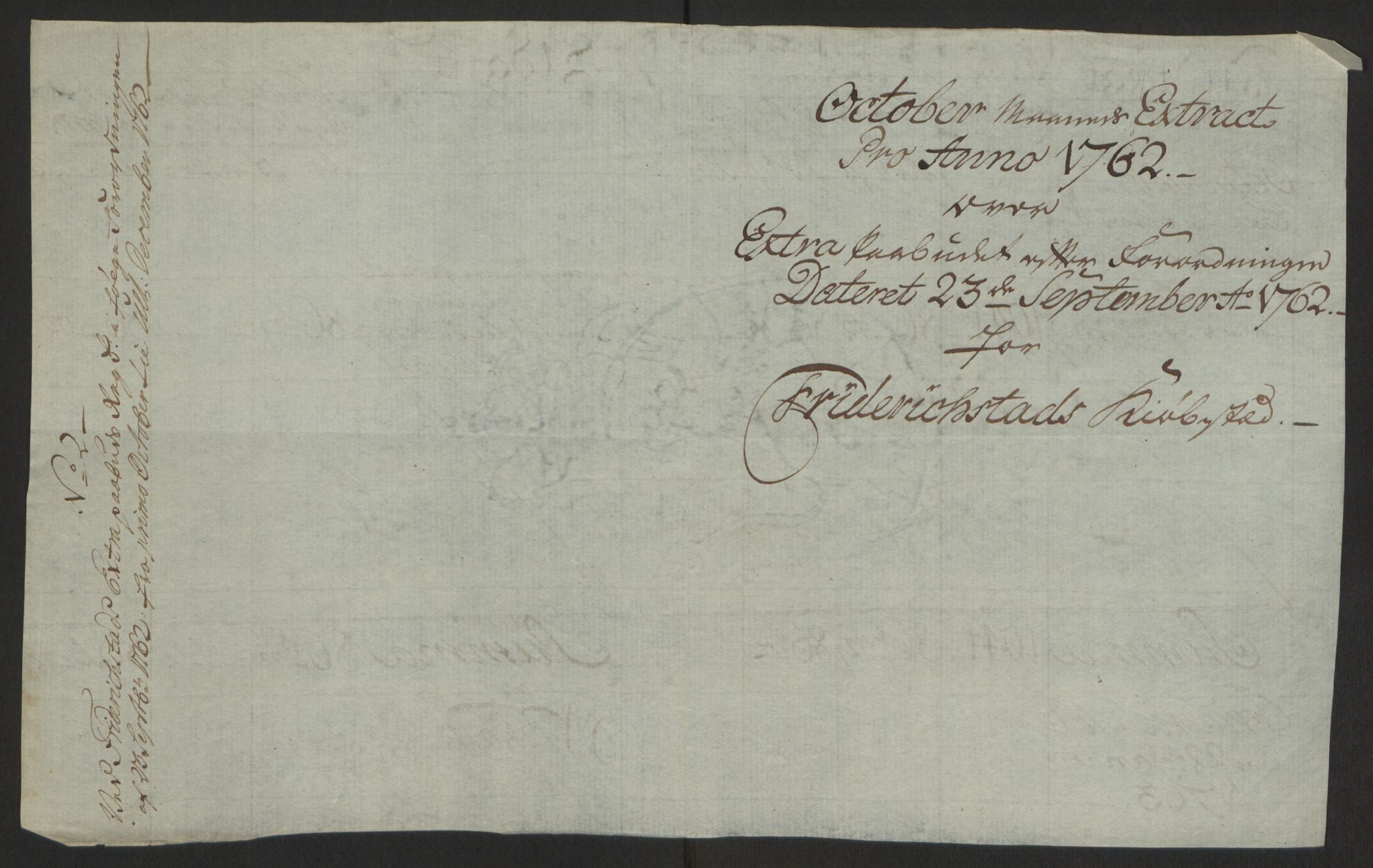 Rentekammeret inntil 1814, Reviderte regnskaper, Byregnskaper, RA/EA-4066/R/Rb/L0029/0001: [B3] Kontribusjonsregnskap / Ekstraskatt, 1762-1772, p. 45