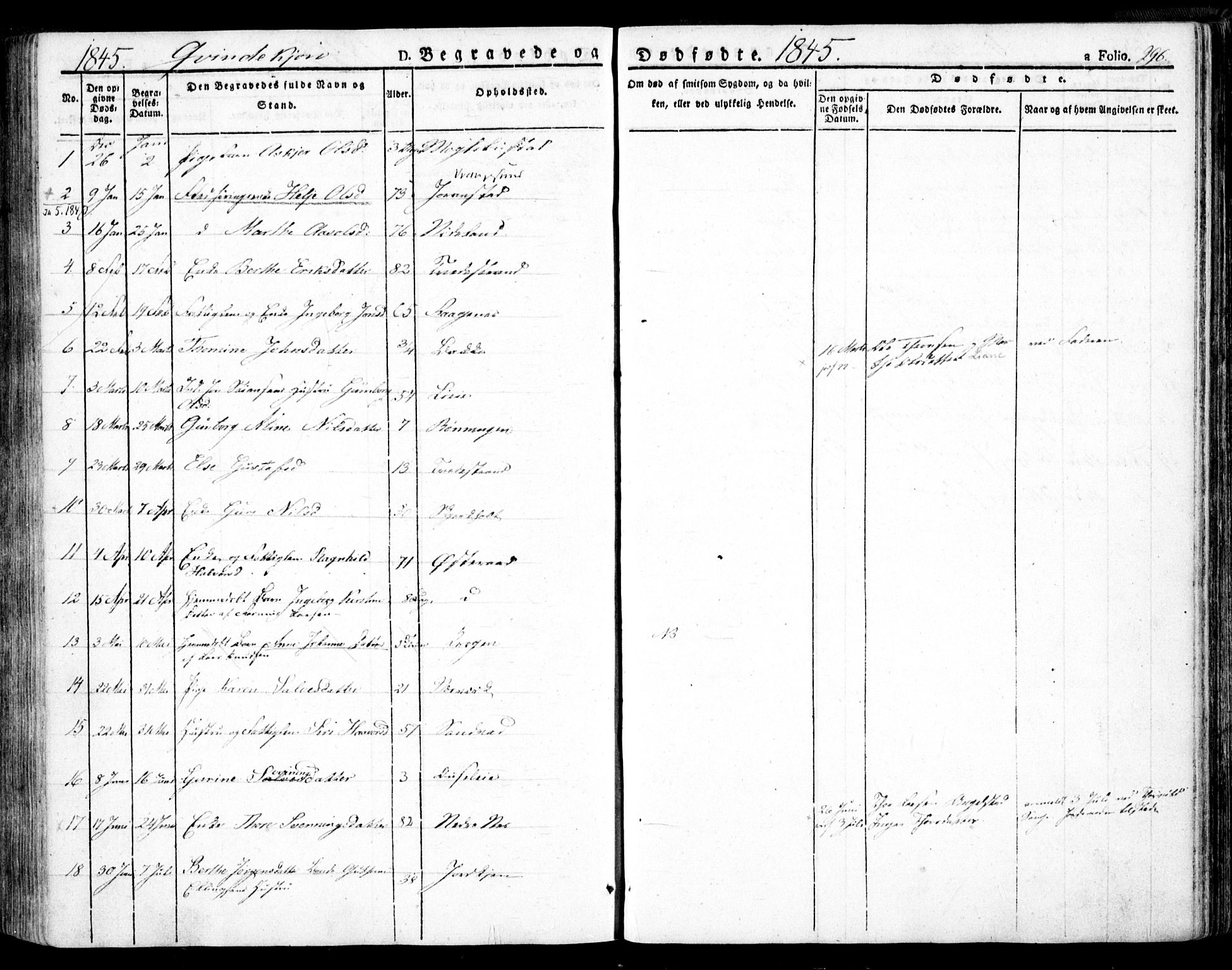 Holt sokneprestkontor, AV/SAK-1111-0021/F/Fa/L0007: Parish register (official) no. A 7, 1836-1848, p. 296