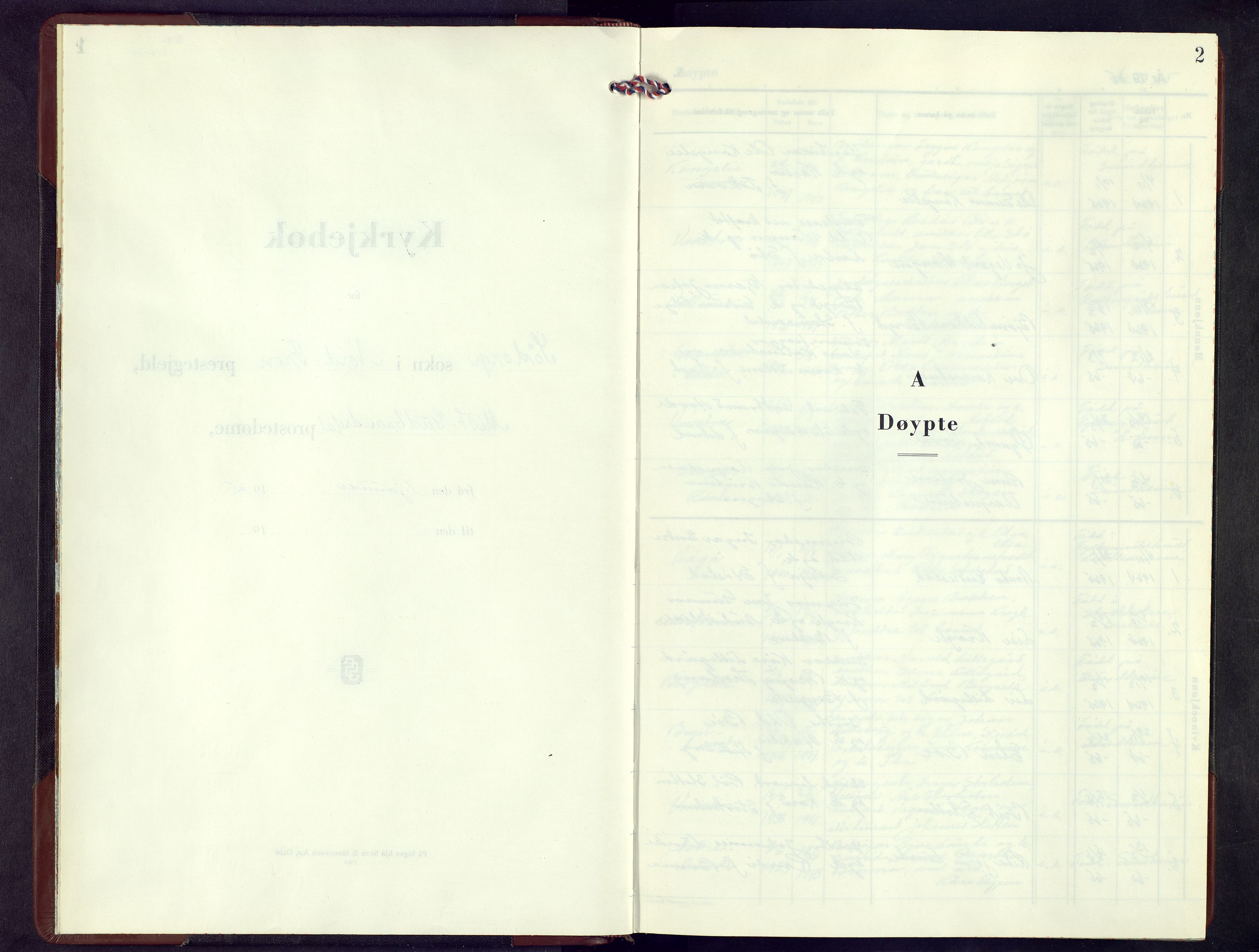 Nord-Fron prestekontor, SAH/PREST-080/H/Ha/Hab/L0013: Parish register (copy) no. 13, 1965-1975, p. 2