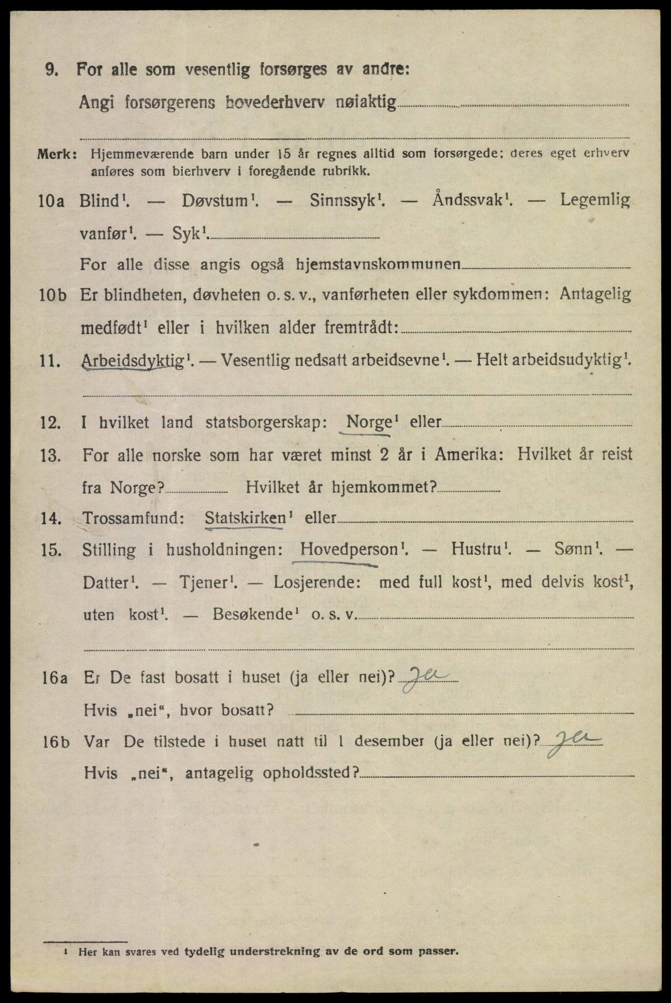 SAKO, 1920 census for Tinn, 1920, p. 8661