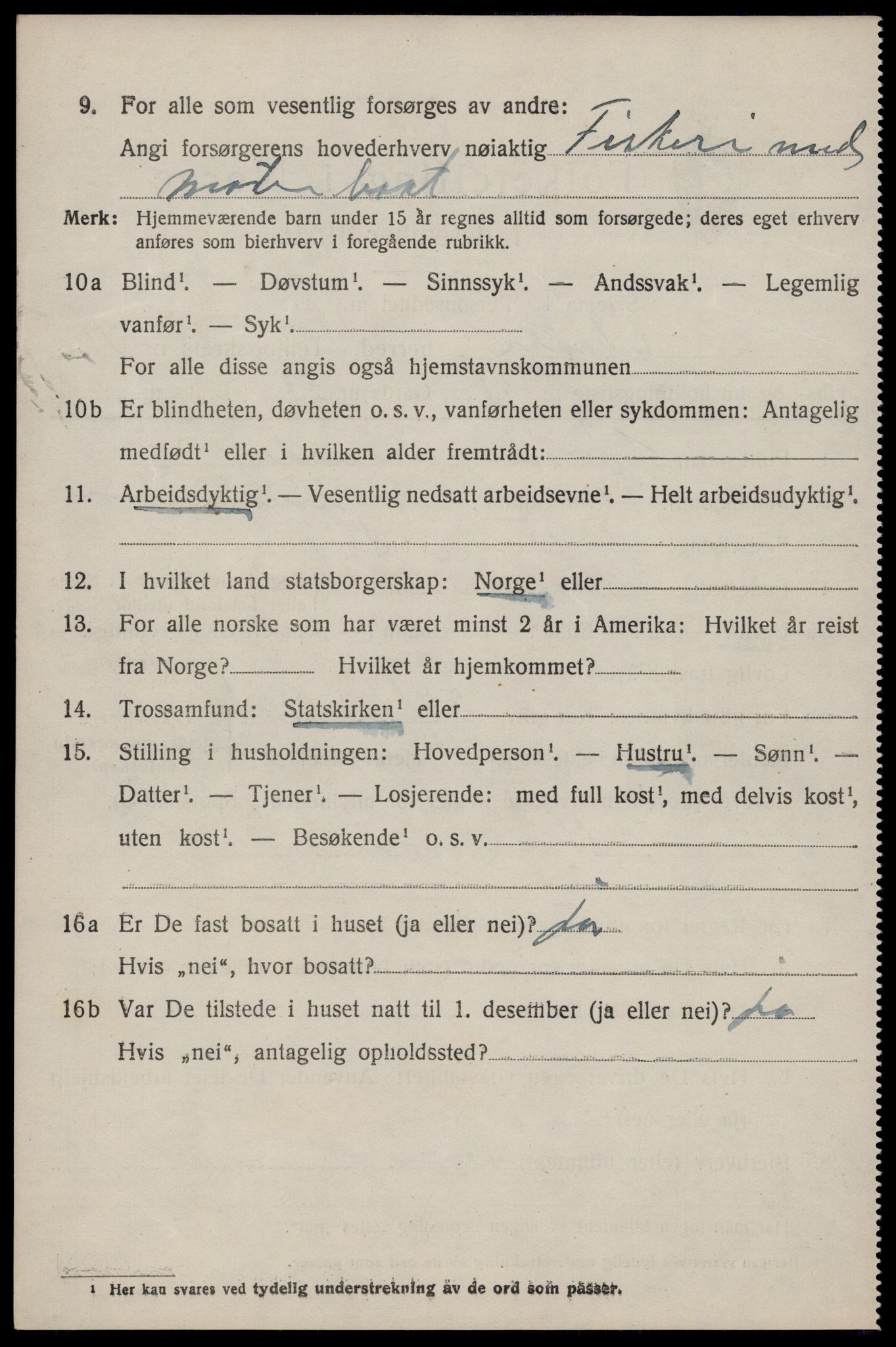 SAST, 1920 census for Skåre, 1920, p. 8467