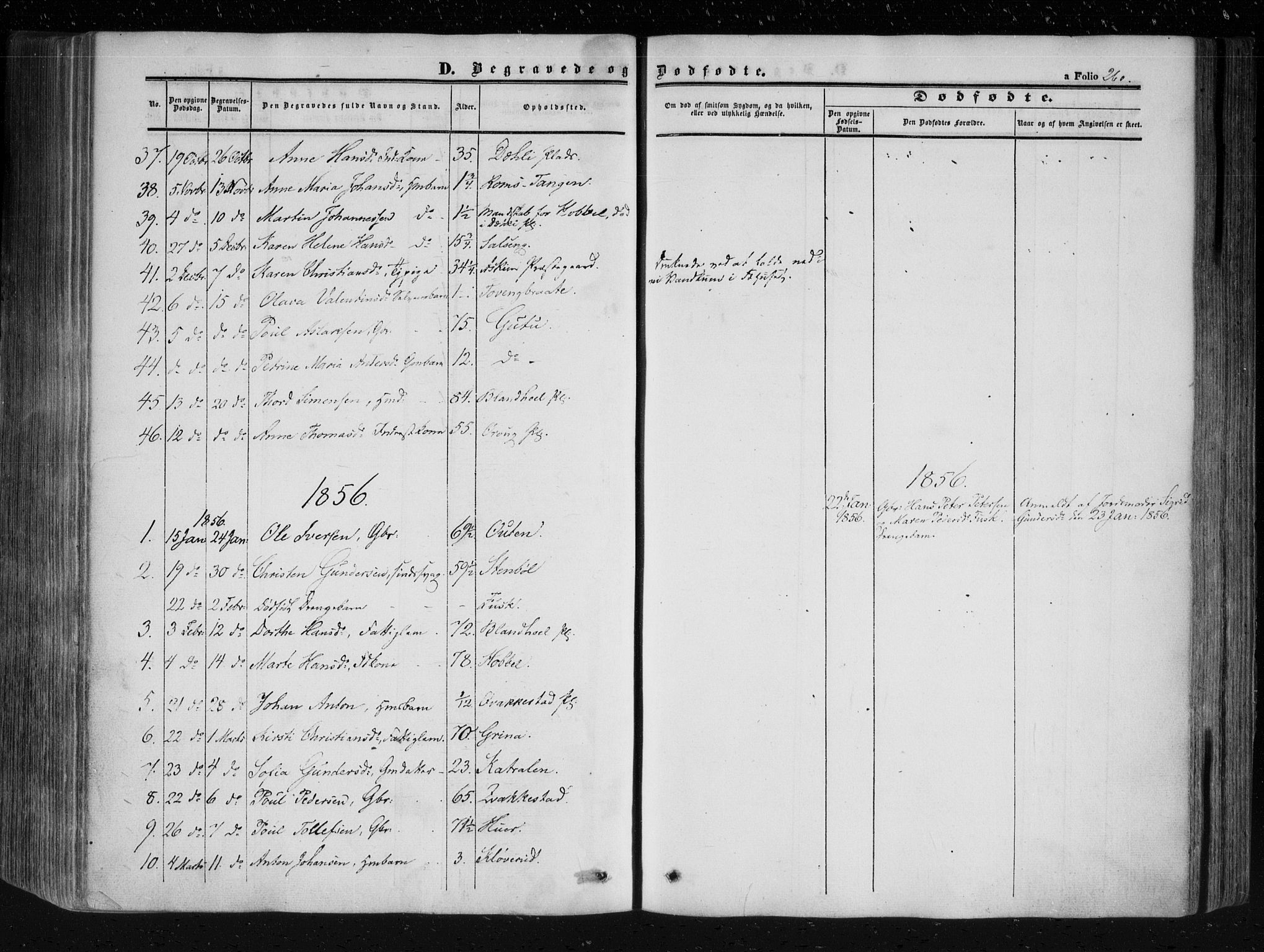 Askim prestekontor Kirkebøker, SAO/A-10900/F/Fa/L0005: Parish register (official) no. 5, 1847-1879, p. 260