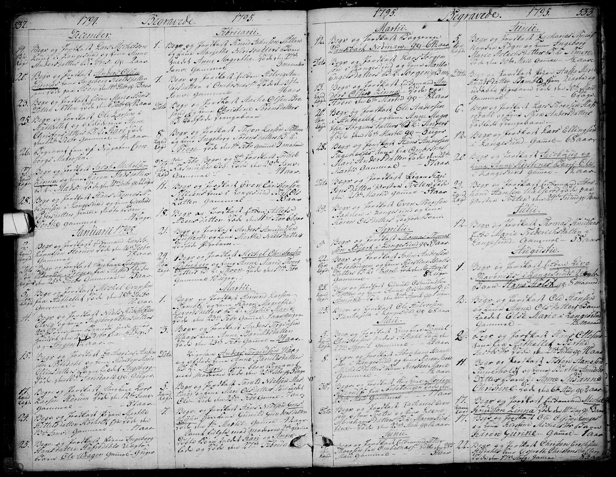 Bamble kirkebøker, SAKO/A-253/F/Fa/L0002: Parish register (official) no. I 2, 1775-1814, p. 532-533