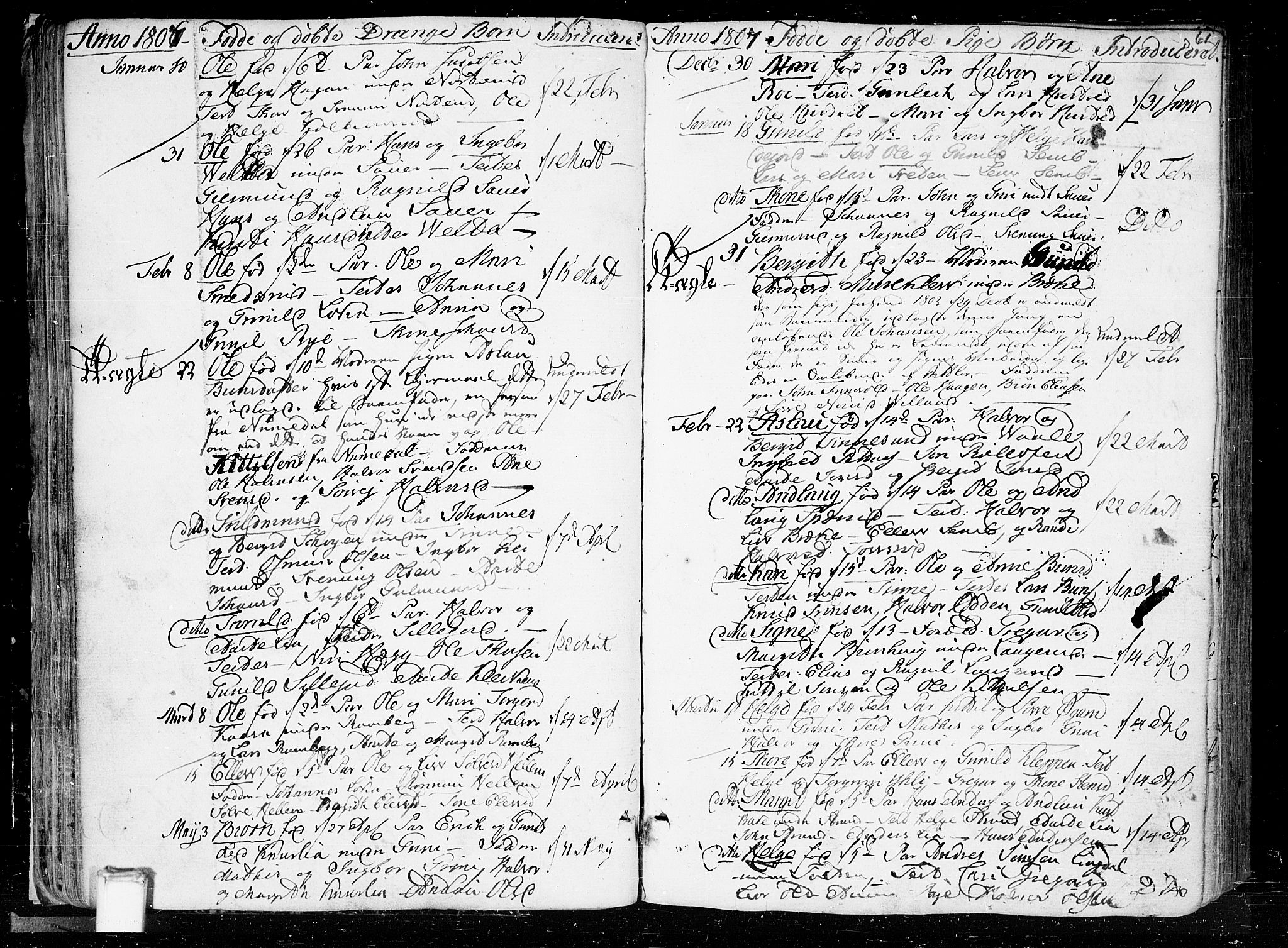 Heddal kirkebøker, SAKO/A-268/F/Fa/L0004: Parish register (official) no. I 4, 1784-1814, p. 61