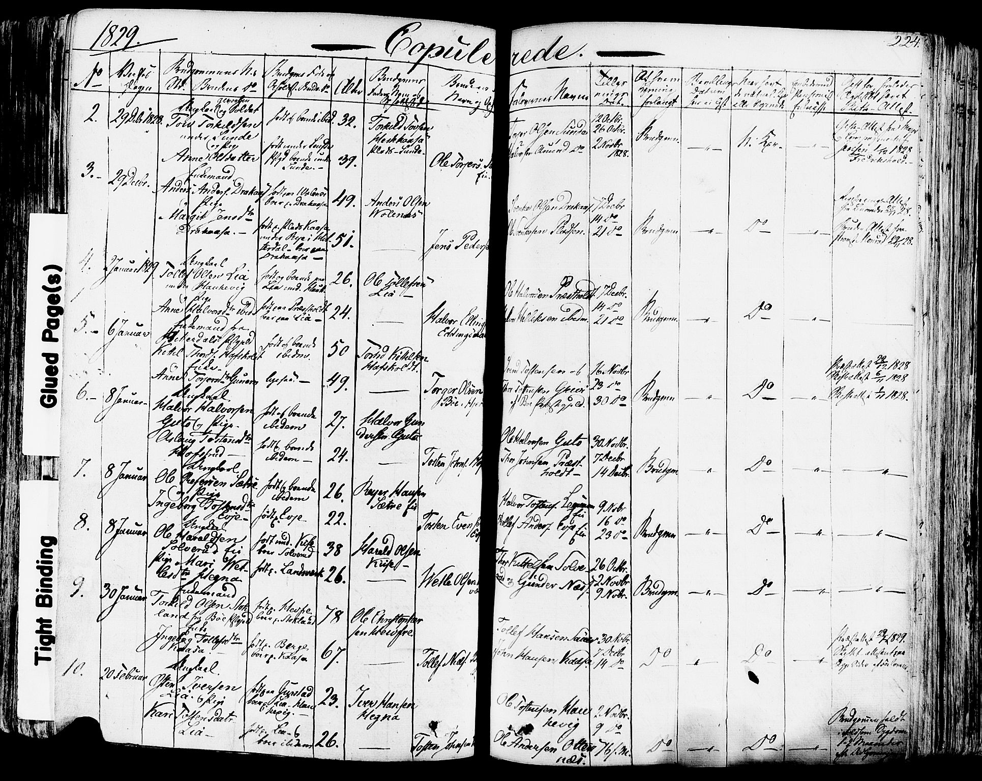 Sauherad kirkebøker, SAKO/A-298/F/Fa/L0006: Parish register (official) no. I 6, 1827-1850, p. 224