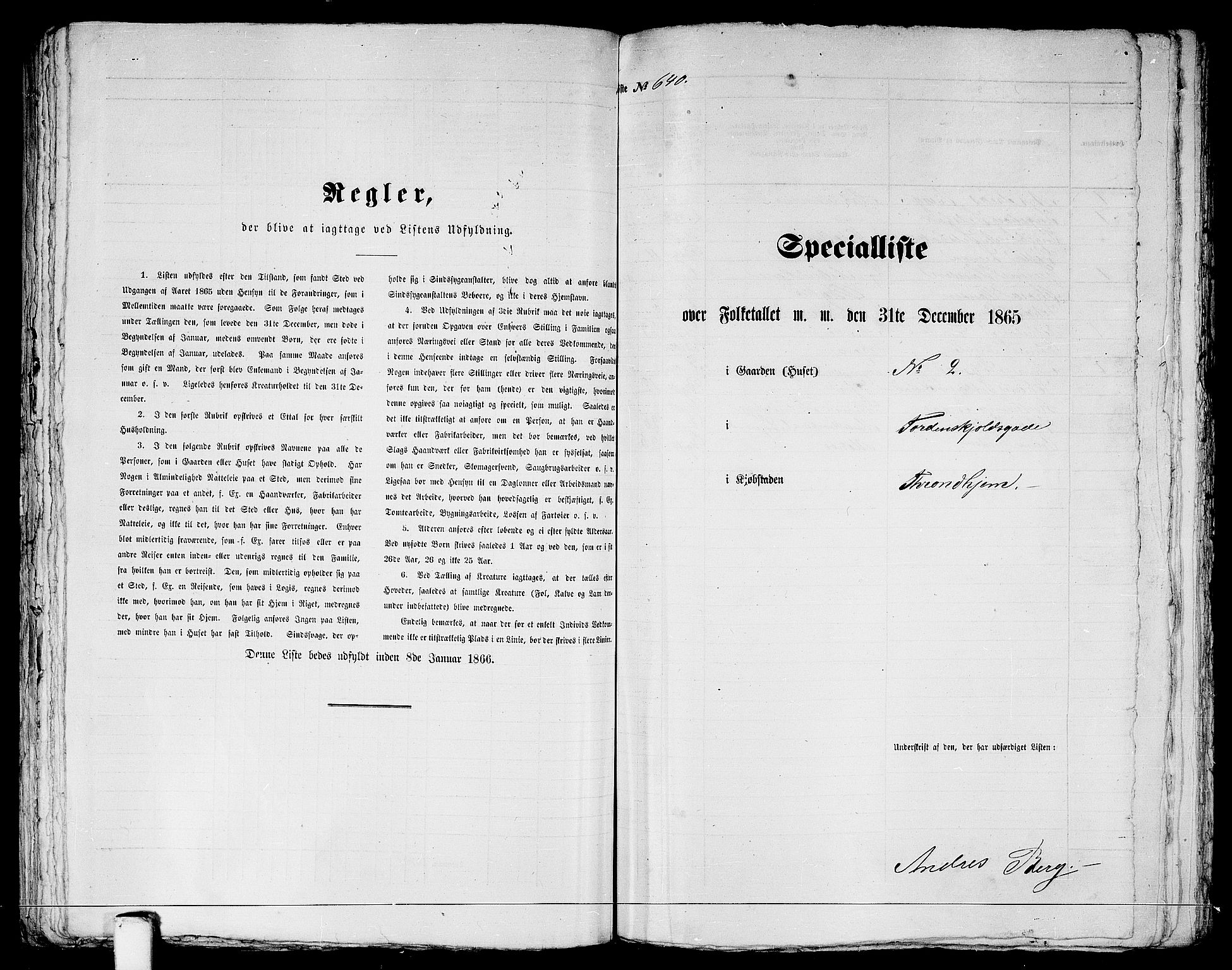 RA, 1865 census for Trondheim, 1865, p. 1329