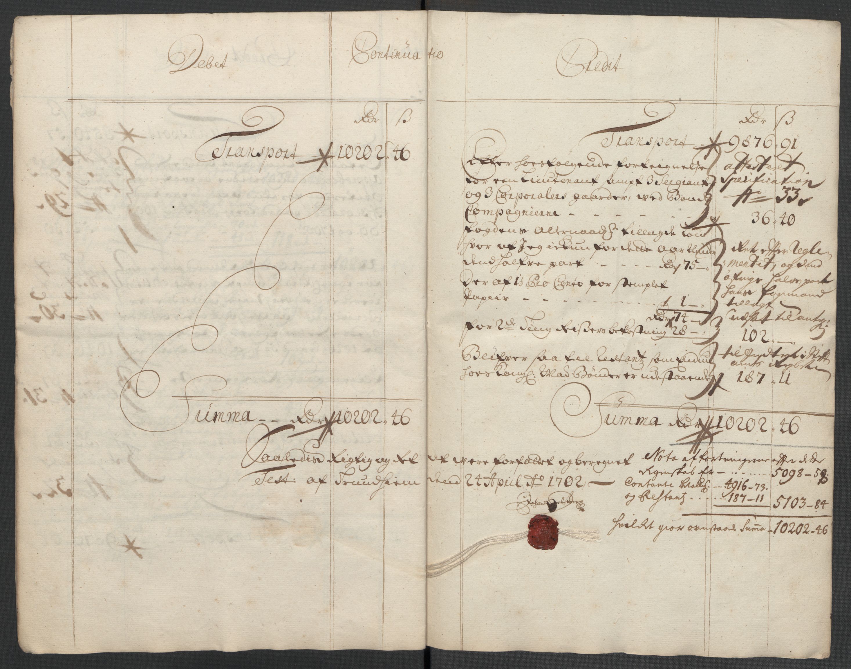 Rentekammeret inntil 1814, Reviderte regnskaper, Fogderegnskap, AV/RA-EA-4092/R63/L4312: Fogderegnskap Inderøy, 1701-1702, p. 12