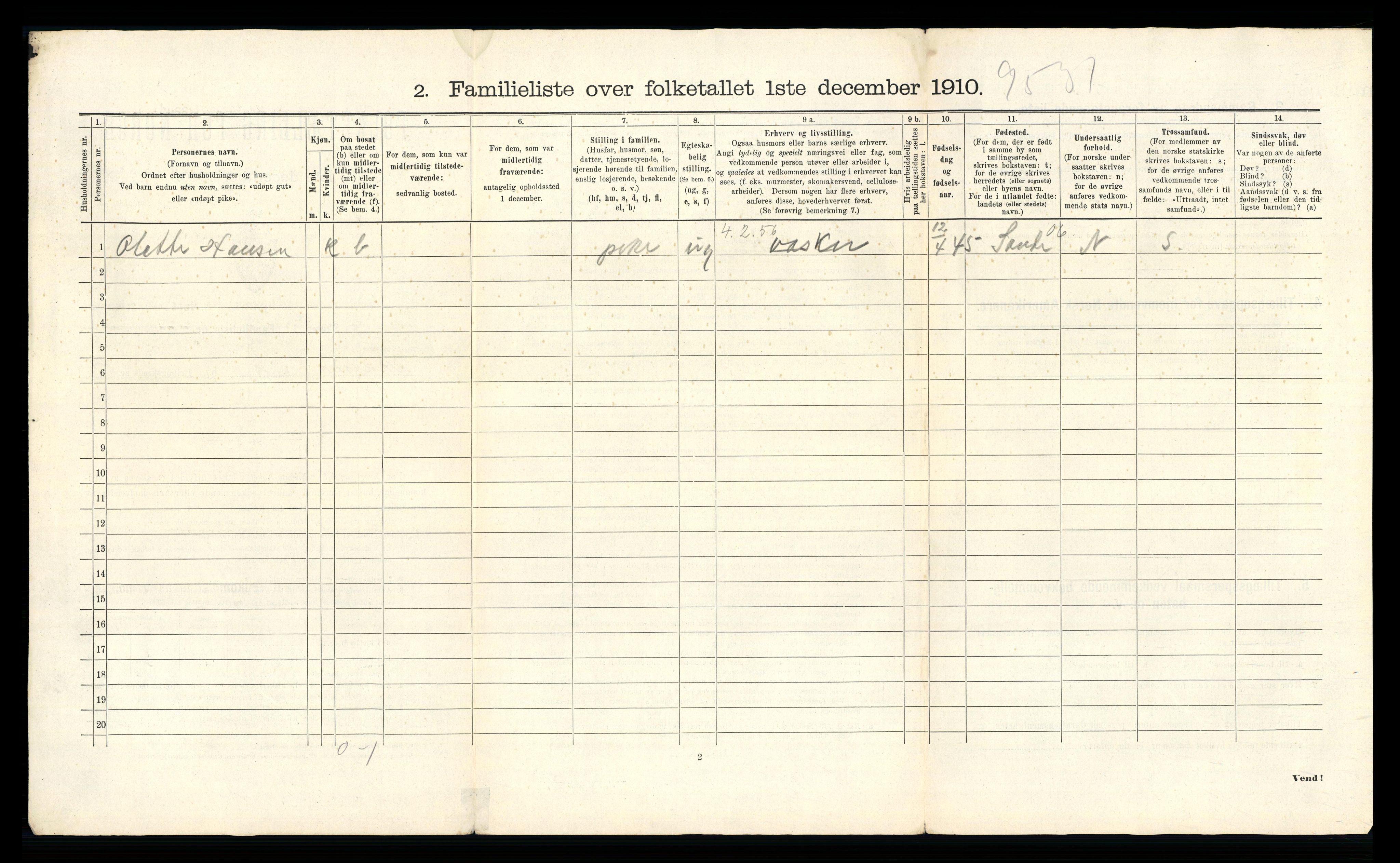 RA, 1910 census for Drammen, 1910, p. 11615