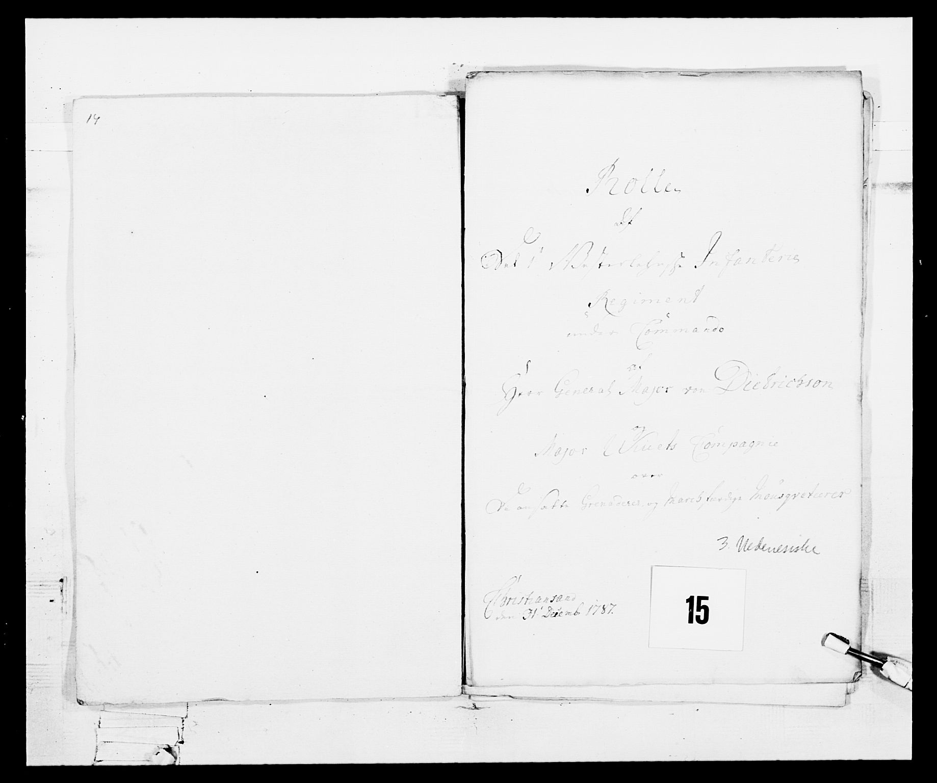 Generalitets- og kommissariatskollegiet, Det kongelige norske kommissariatskollegium, RA/EA-5420/E/Eh/L0103: 1. Vesterlenske nasjonale infanteriregiment, 1782-1789, p. 78