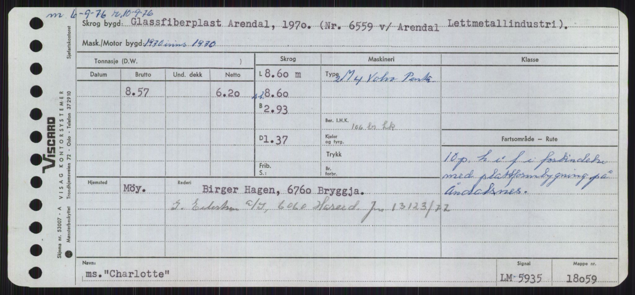 Sjøfartsdirektoratet med forløpere, Skipsmålingen, RA/S-1627/H/Ha/L0001/0002: Fartøy, A-Eig / Fartøy Bjør-Eig, p. 629