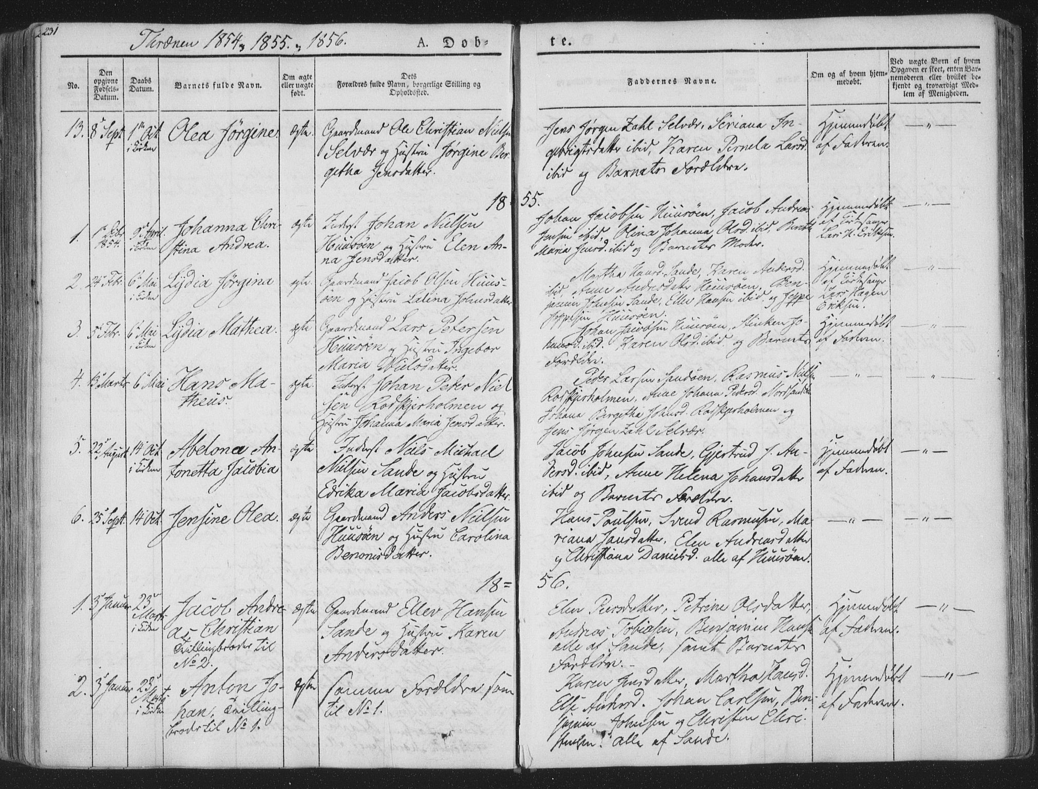 Ministerialprotokoller, klokkerbøker og fødselsregistre - Nordland, SAT/A-1459/839/L0565: Parish register (official) no. 839A02, 1825-1862, p. 231