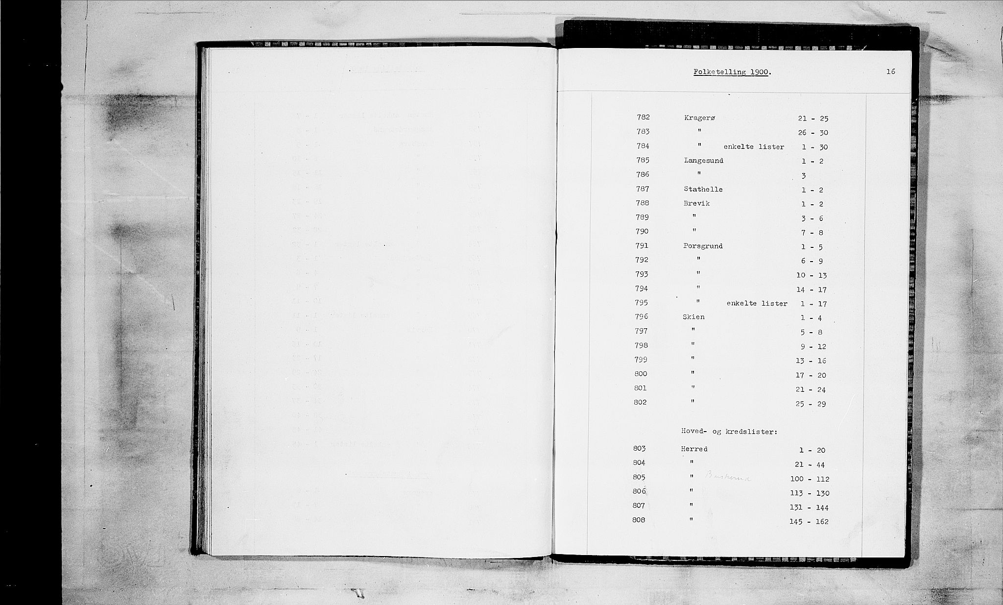 SAKO, 1900 census for Skien, 1900, p. 2101