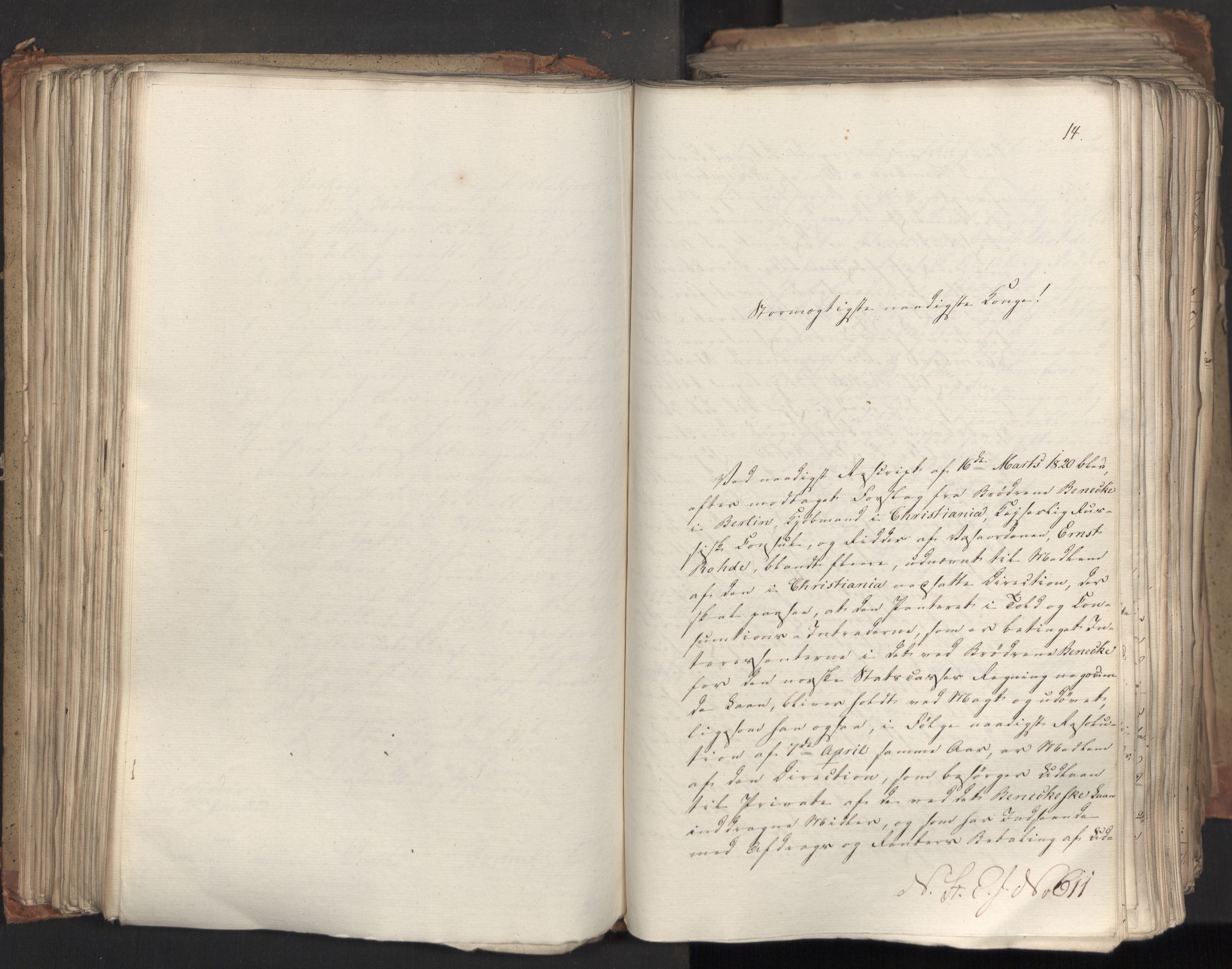 Statsrådsavdelingen i Stockholm, AV/RA-S-1003/D/Da/L0035: Regjeringsinnstillinger nr. 541-840, 1823, p. 171