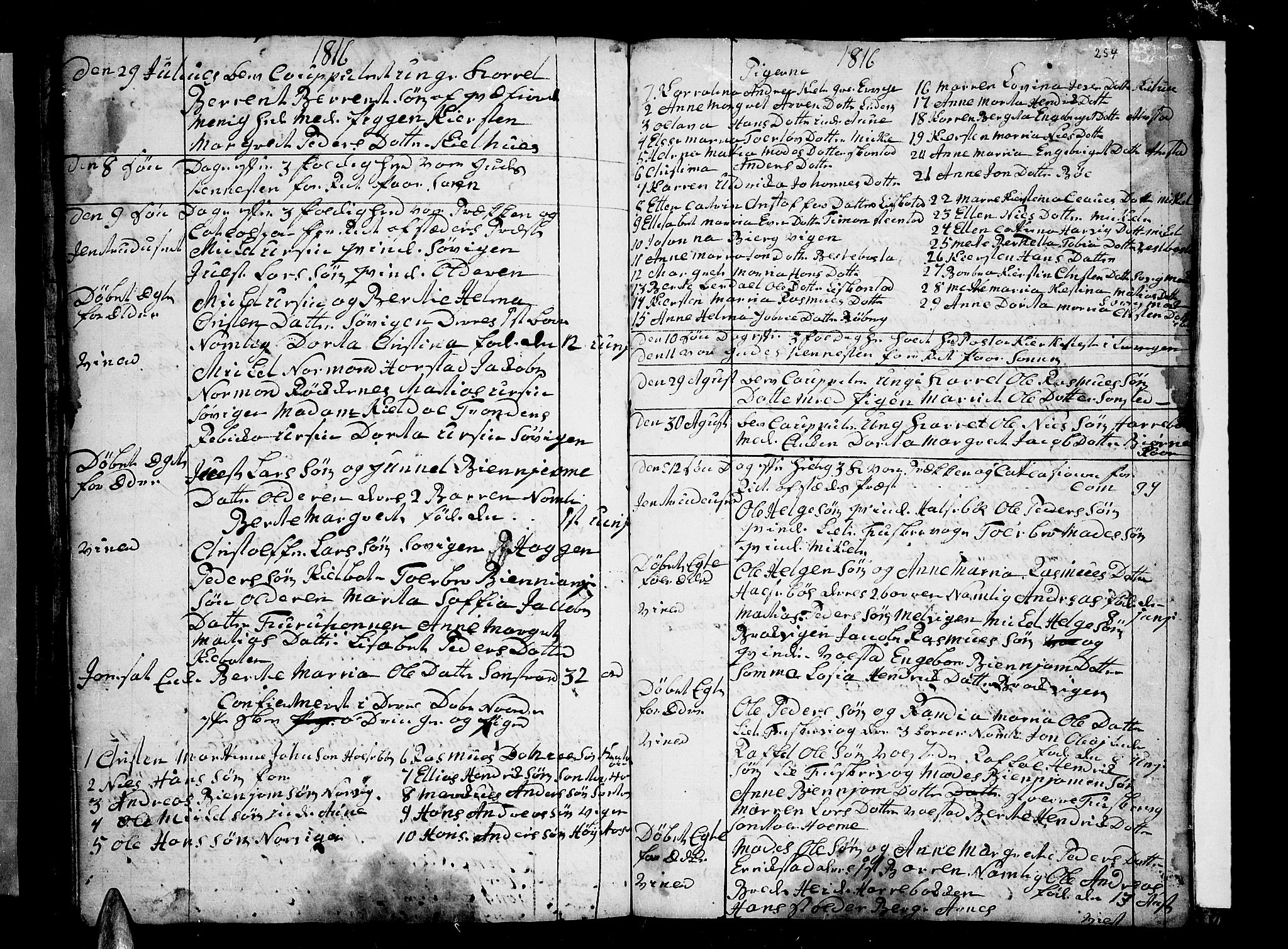 Trondenes sokneprestkontor, SATØ/S-1319/H/Hb/L0002klokker: Parish register (copy) no. 2, 1795-1818, p. 254