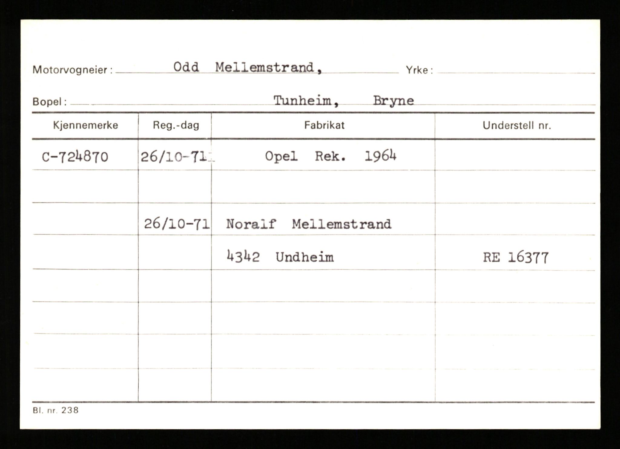 Stavanger trafikkstasjon, SAST/A-101942/0/G/L0012: Registreringsnummer: 363571 - 800000, 1930-1971, p. 2776