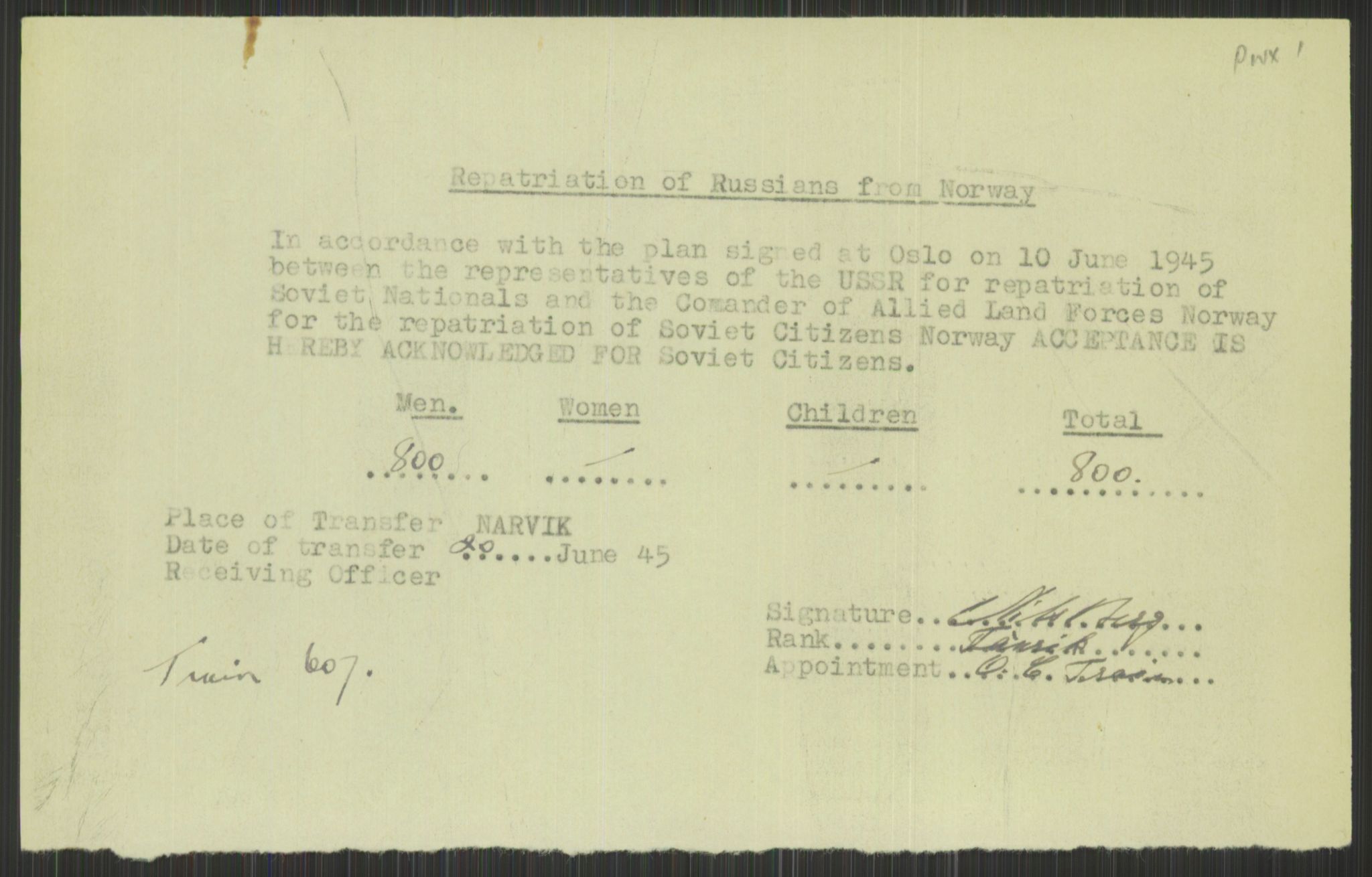 Flyktnings- og fangedirektoratet, Repatrieringskontoret, RA/S-1681/D/Db/L0015: Displaced Persons (DPs) og sivile tyskere, 1945-1948, p. 509