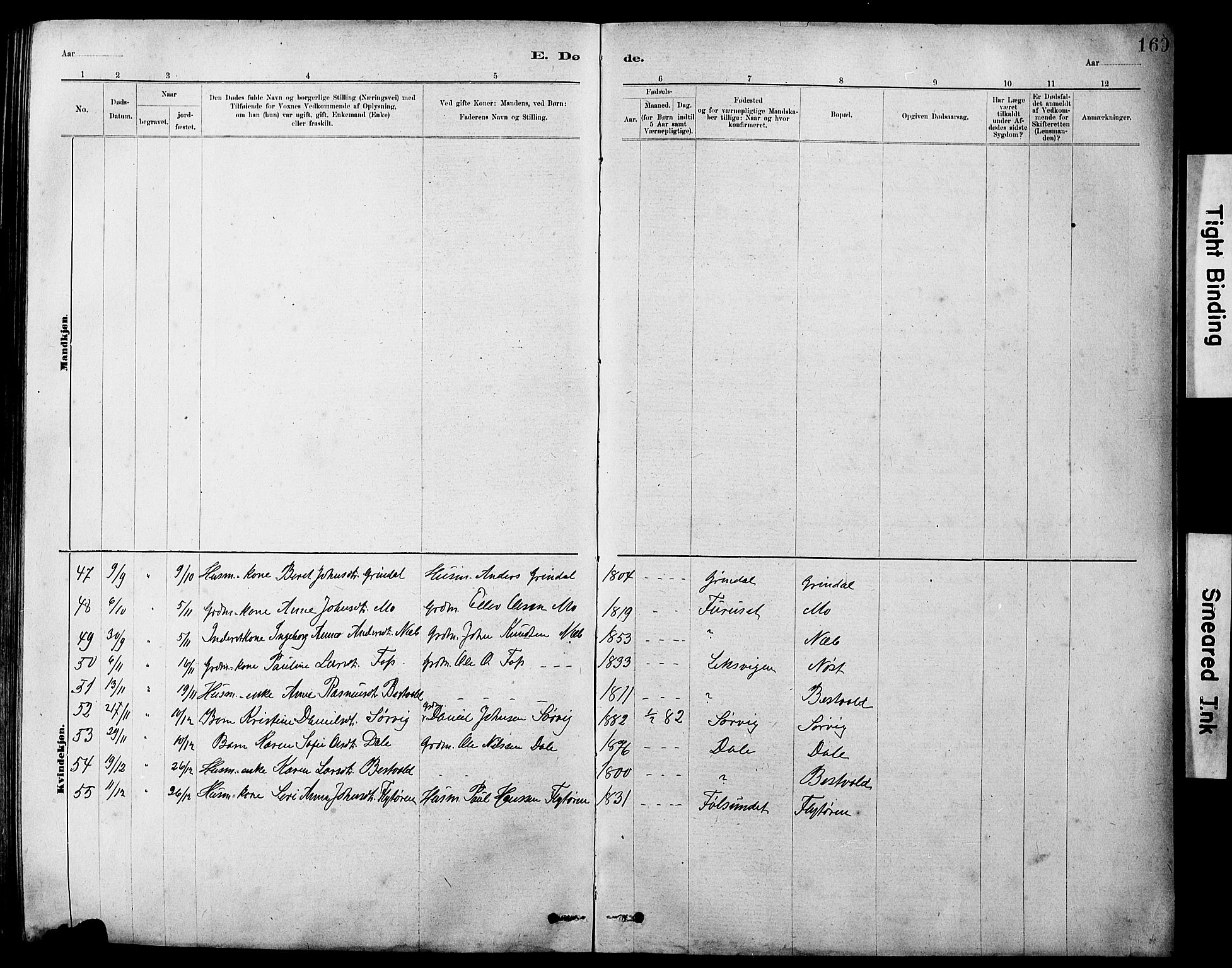 Ministerialprotokoller, klokkerbøker og fødselsregistre - Sør-Trøndelag, SAT/A-1456/647/L0636: Parish register (copy) no. 647C01, 1881-1884, p. 169