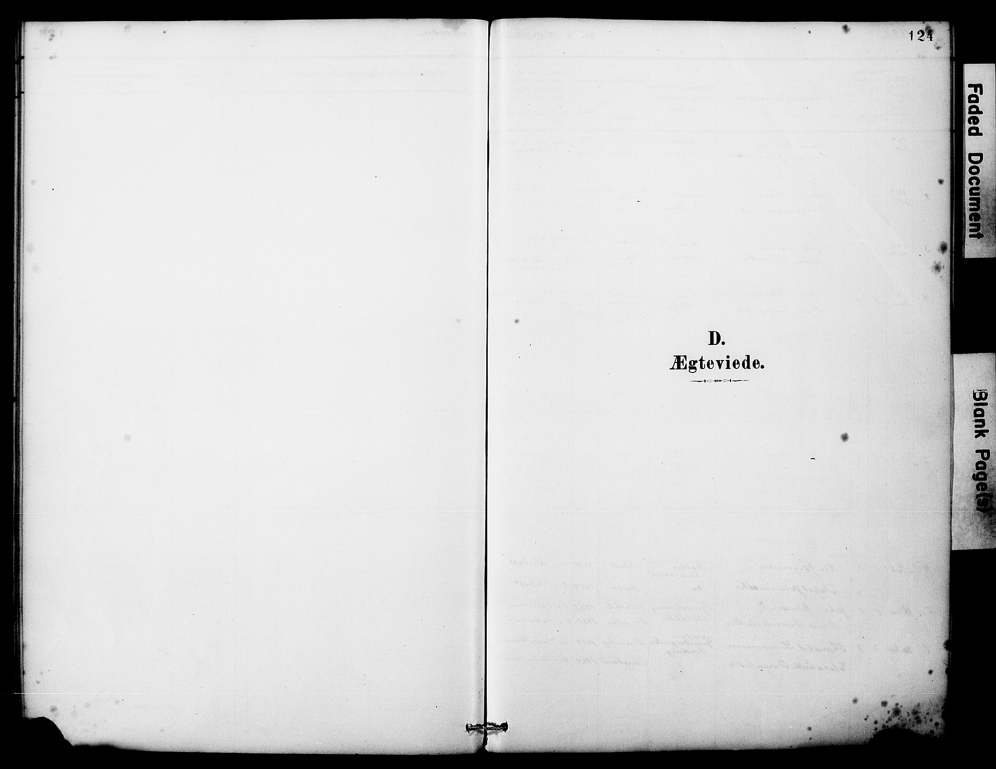Sveio Sokneprestembete, SAB/A-78501/H/Haa: Parish register (official) no. C 2, 1881-1899, p. 124