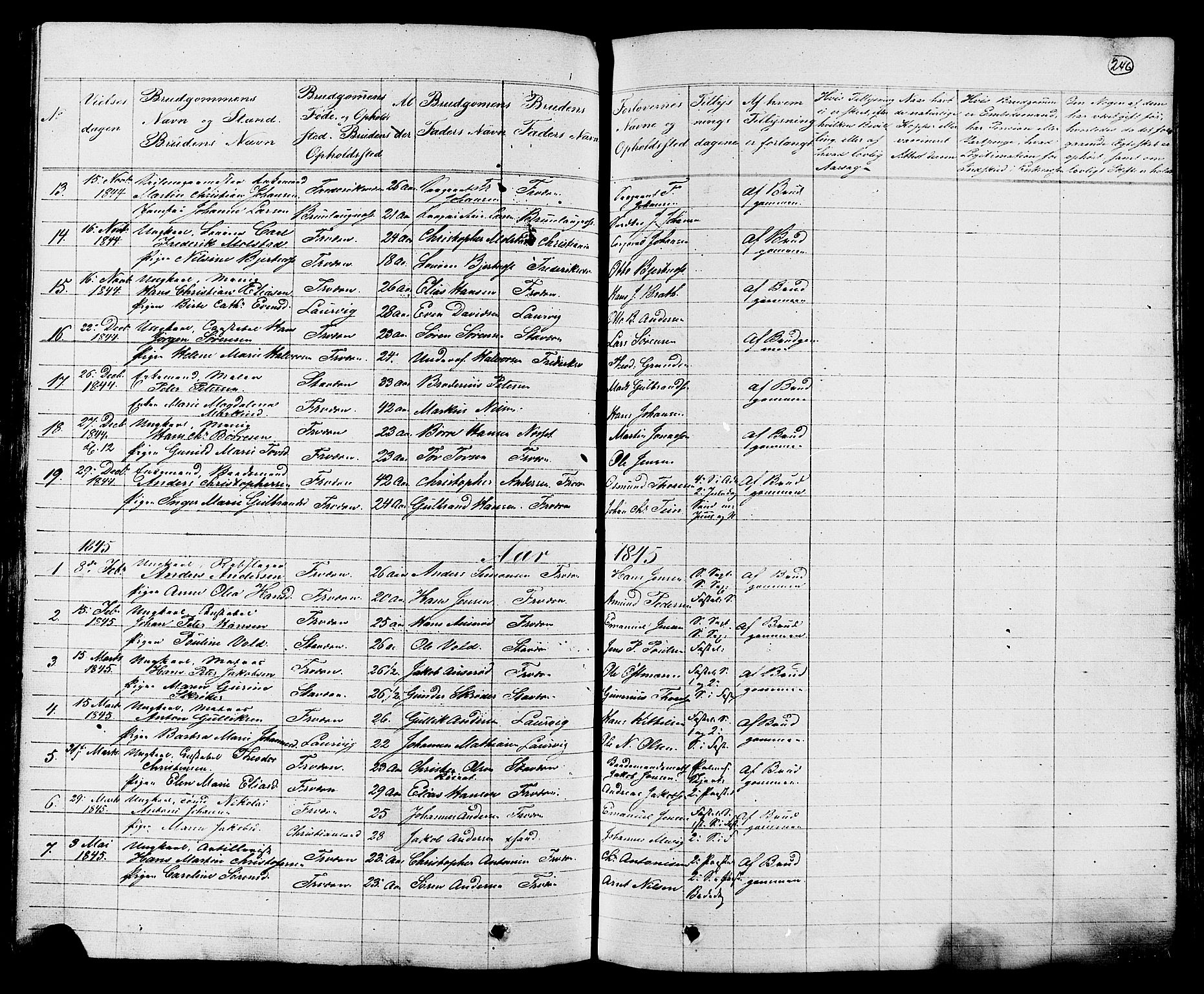 Stavern kirkebøker, SAKO/A-318/G/Ga/L0002: Parish register (copy) no. 2, 1839-1909, p. 246