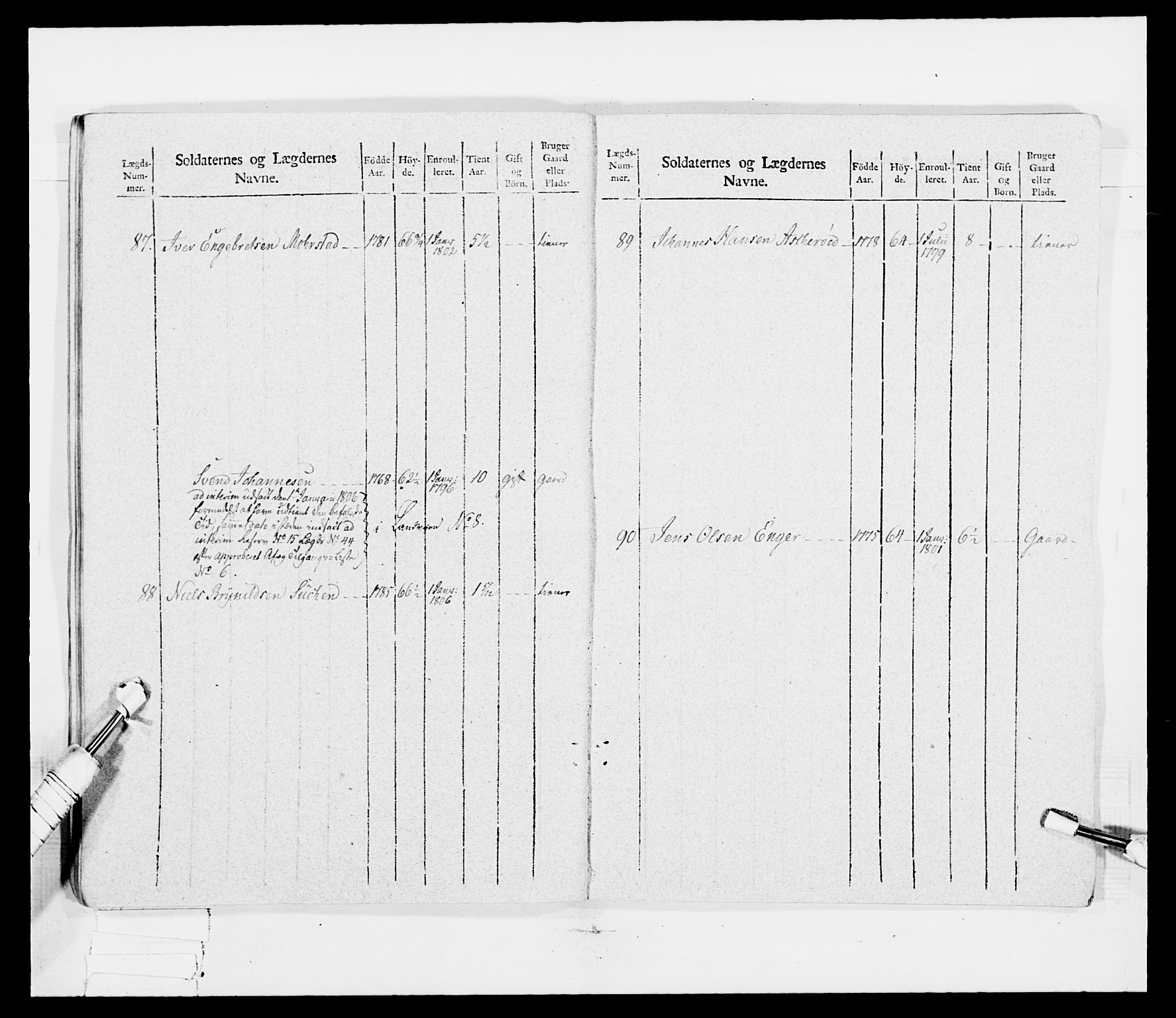 Generalitets- og kommissariatskollegiet, Det kongelige norske kommissariatskollegium, AV/RA-EA-5420/E/Eh/L0030a: Sønnafjelske gevorbne infanteriregiment, 1807, p. 30